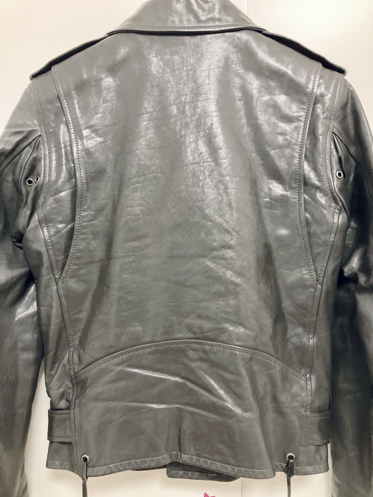 Hedi Slimane SAINT LAURENT PARIS BY HEDI SLIMANE L17 CALF LEATHER JACKET Size US S / EU 44-46 / 1 - 10 Thumbnail