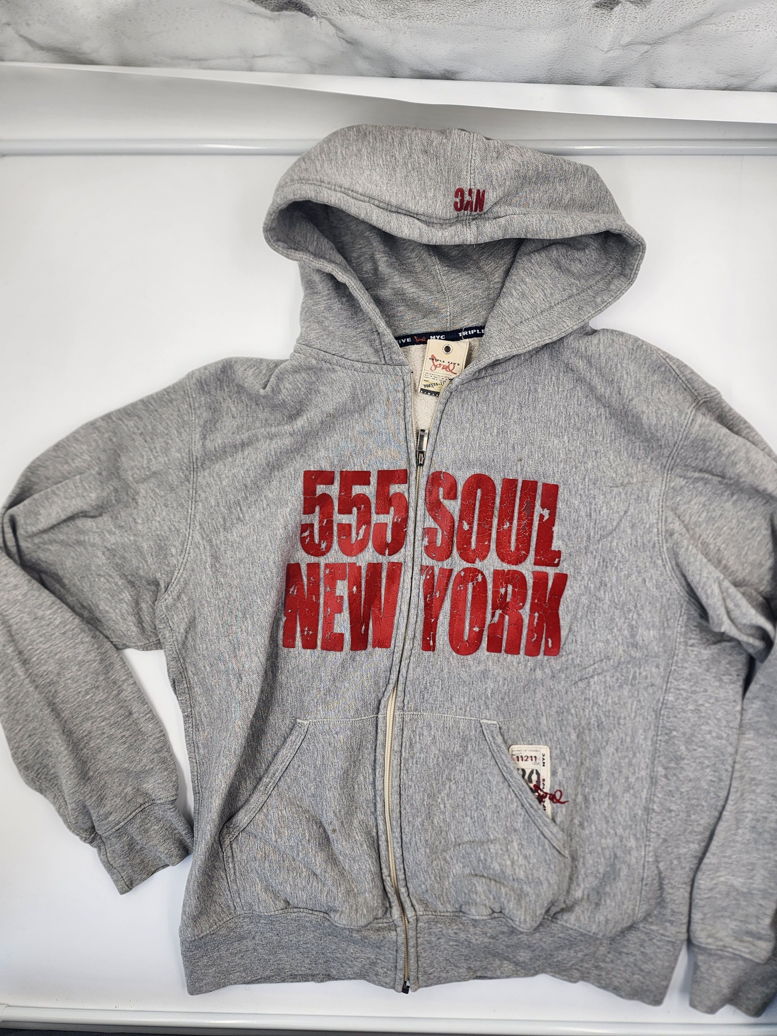 Triple 5 Soul Vintage Triple 5 Soul Hoodie – Gray, Size M Size US M / EU 48-50 / 2 - 1 Thumbnail