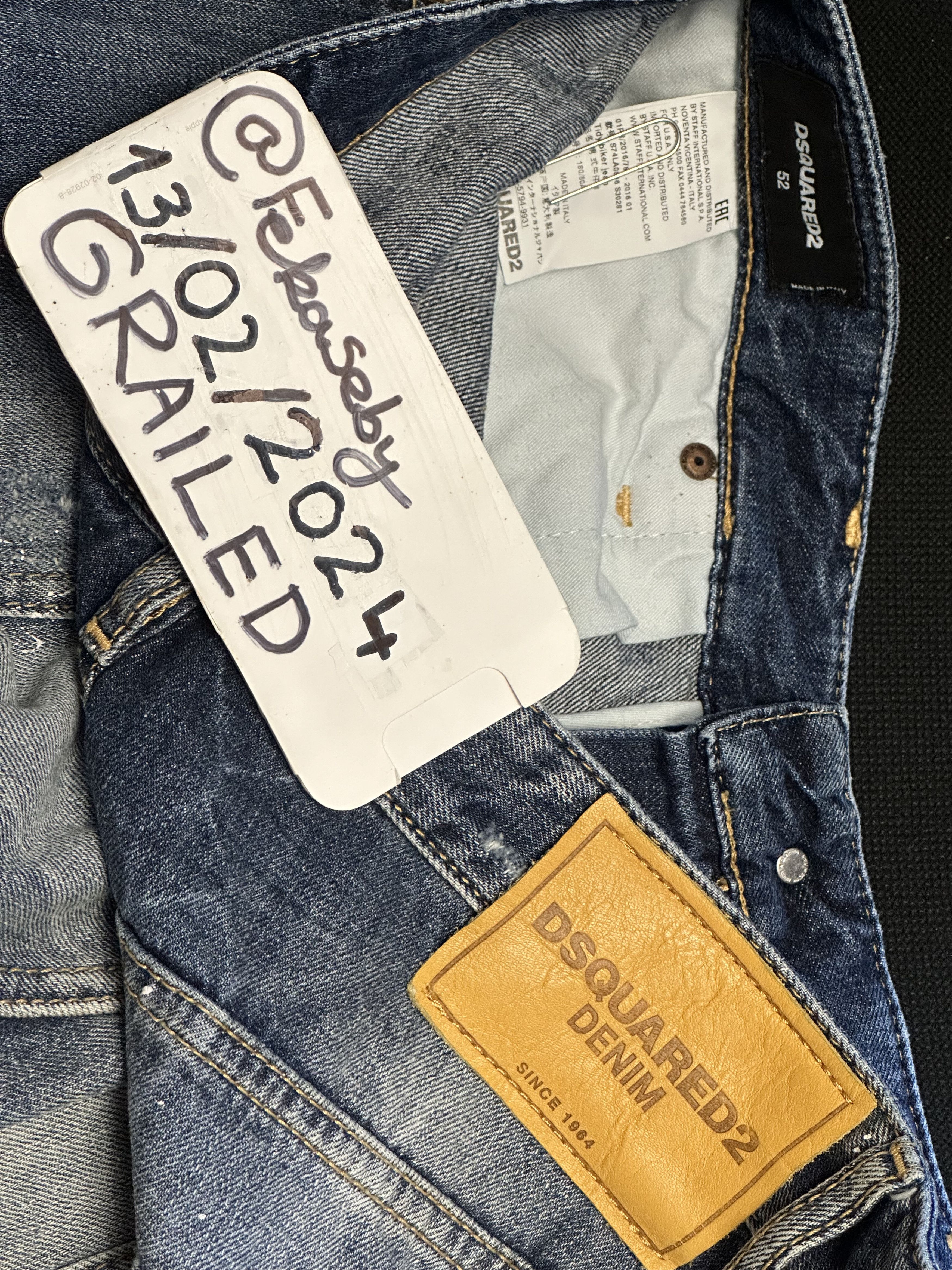 Dsquared2 DSQUARED2 Tidy Biker Jean Size US 36 / EU 52 - 3 Thumbnail