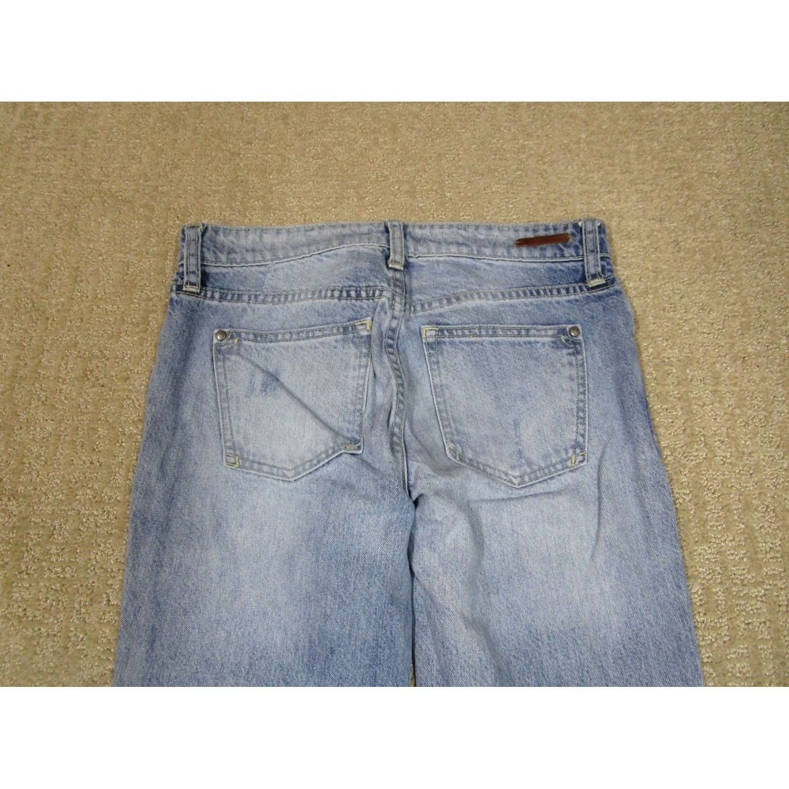Vintage Pilcro Jeans Women 26 Blue Straight Ankle Logo 5-Pocket Denim Cotton Mid Rise Regular Fit 27In Inseam Size 26" / US 2 / IT 38 - 4 Thumbnail