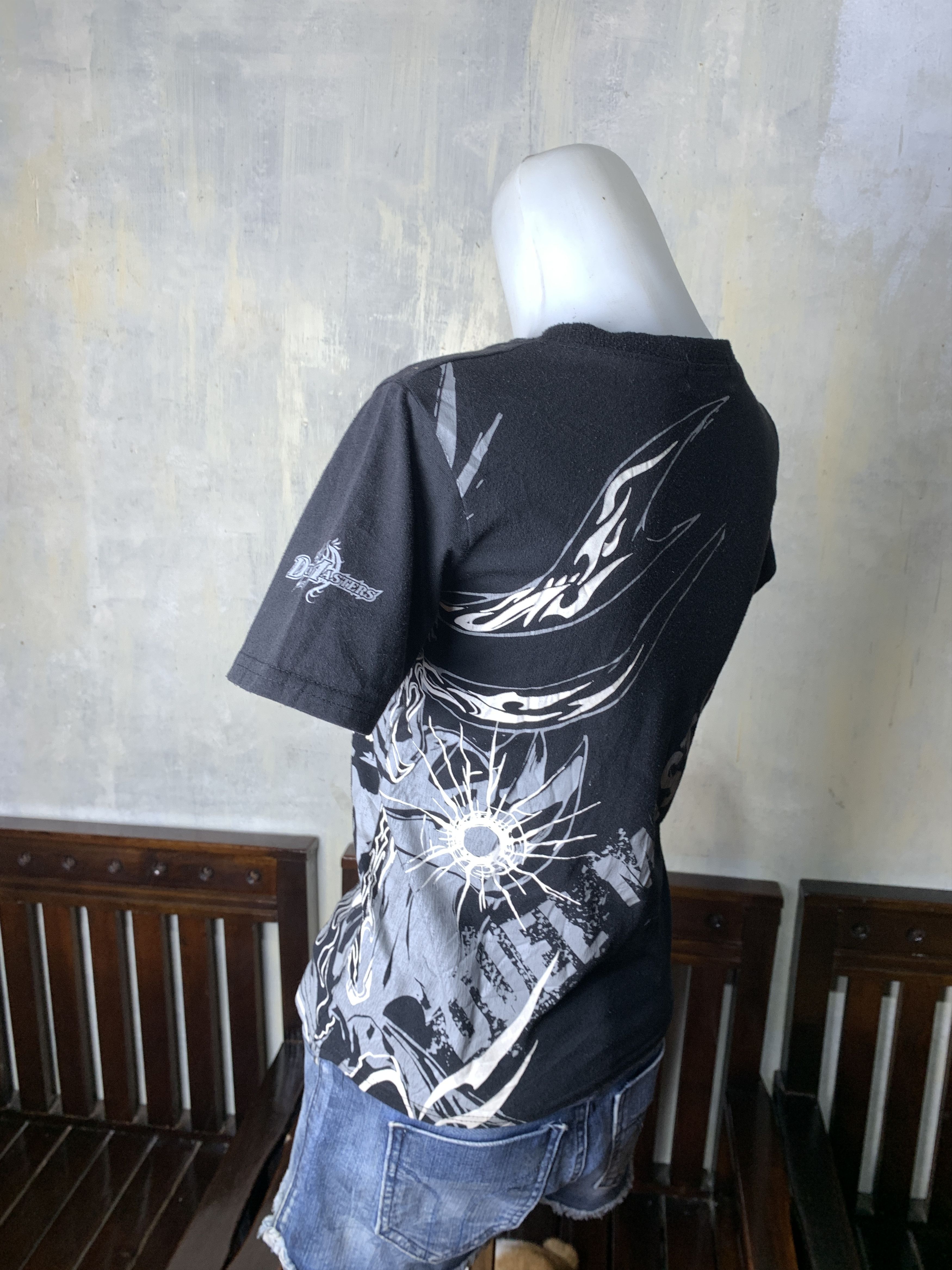 Anime Duel Masters Black Icon Mega Print Tee (S) Size S / US 4 / IT 40 - 3 Thumbnail