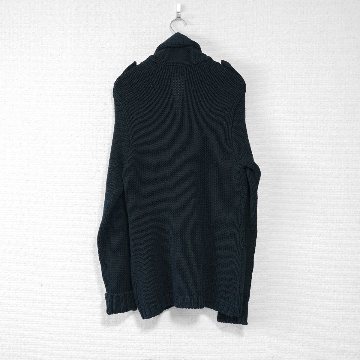 Ralph Lauren Black Label RALPH LAUREN BLACK LABEL Cotton Knit Shawl Collar Cardigan Size US S / EU 44-46 / 1 - 2 Thumbnail