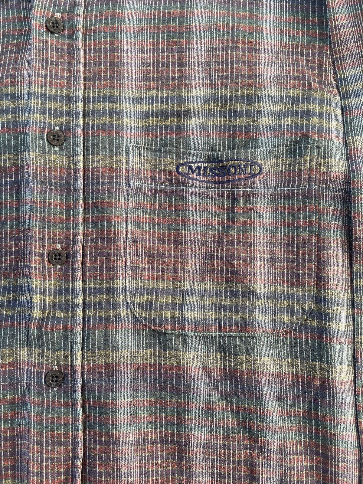 Missoni Vintage Italian Designer Missoni Long Sleeve Button Up Shirt Size US L / EU 52-54 / 3 - 5 Thumbnail
