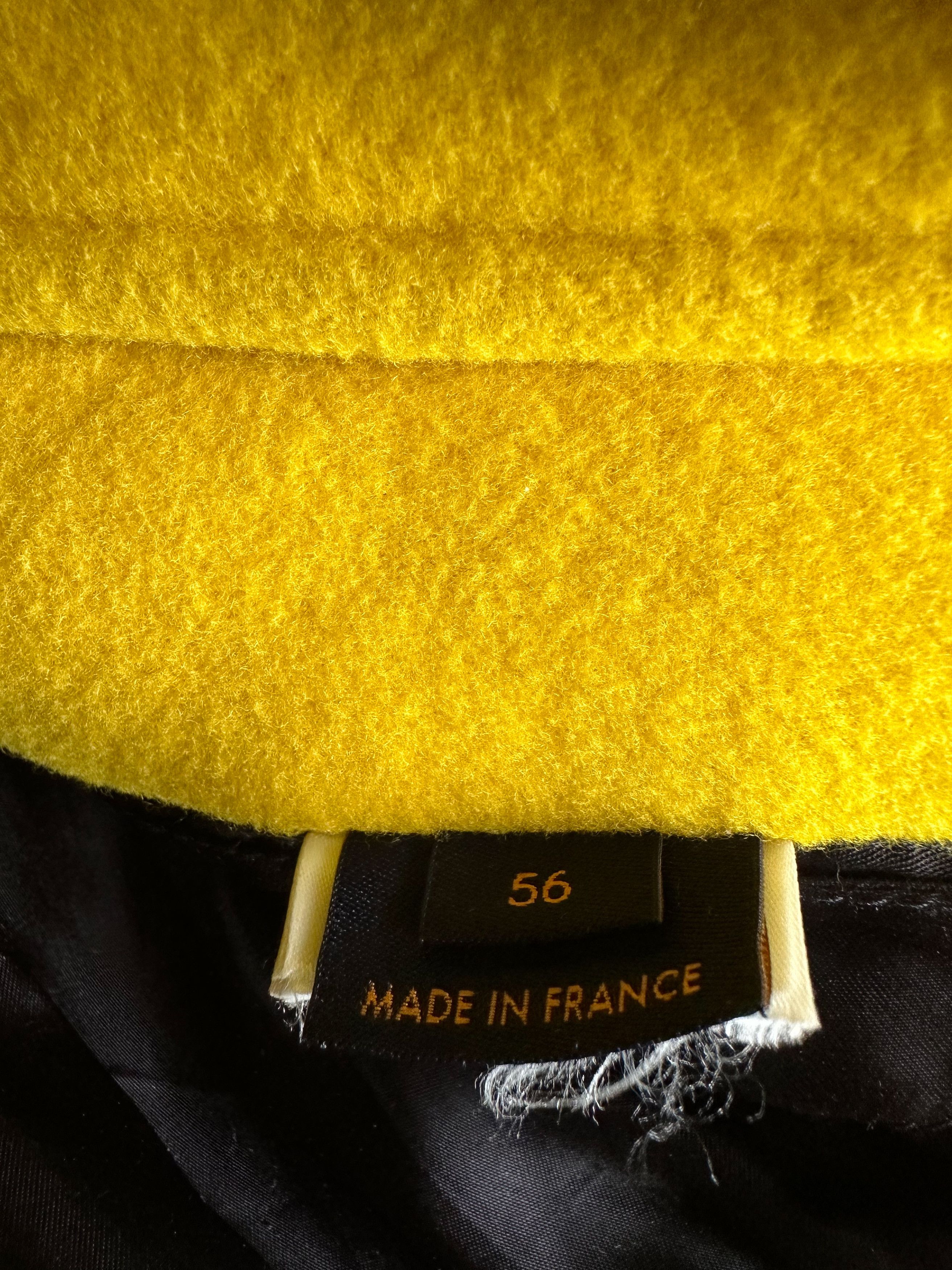 Louis Vuitton Louis Vuitton Black & Yellow Varsity Jacket Size US XXL / EU 58 / 5 - 6 Thumbnail