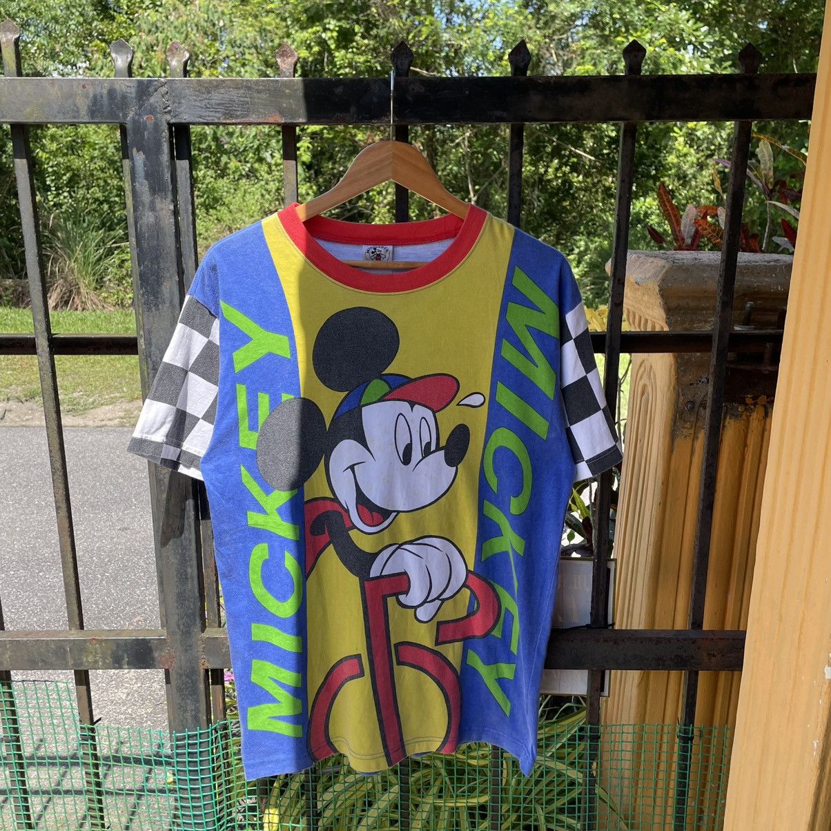 Disney × Mickey Mouse × Vintage 🔥Vintage 90s Mickey Mouse Big Image All Over Print Tee Size US M / EU 48-50 / 2 - 1 Thumbnail