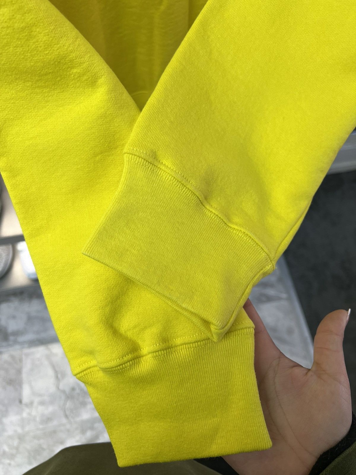 Supreme Supreme Underline Lemon Crewneck Size US L / EU 52-54 / 3 - 5 Thumbnail