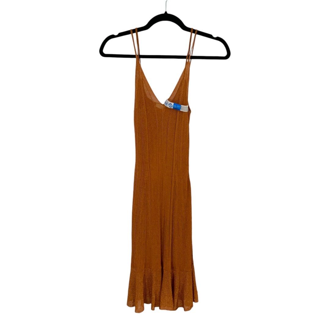 Ulla Johnson Ulla Johnson Bianca Metallic Minidress Bronze Small NWT $550 Size S / US 4 / IT 40 - 7 Thumbnail