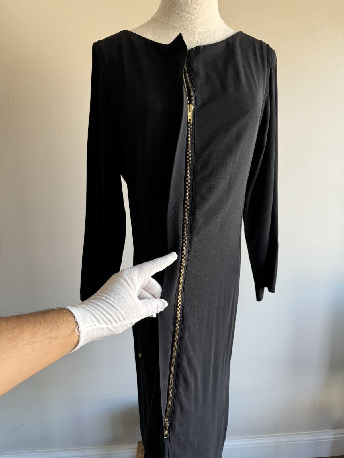 Sonia Rykiel Sonia Rykiel zip front Sheath dress with pockets sz 36 Size XS / US 0-2 / IT 36-38 - 3 Thumbnail