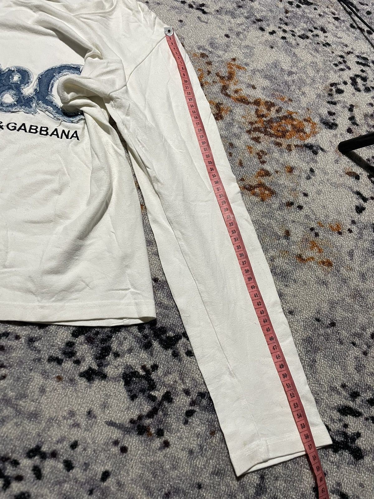 Vintage Vintage Dolce & Gabbana Long Sleeve Big Logo DG distressed Size US S / EU 44-46 / 1 - 6 Thumbnail