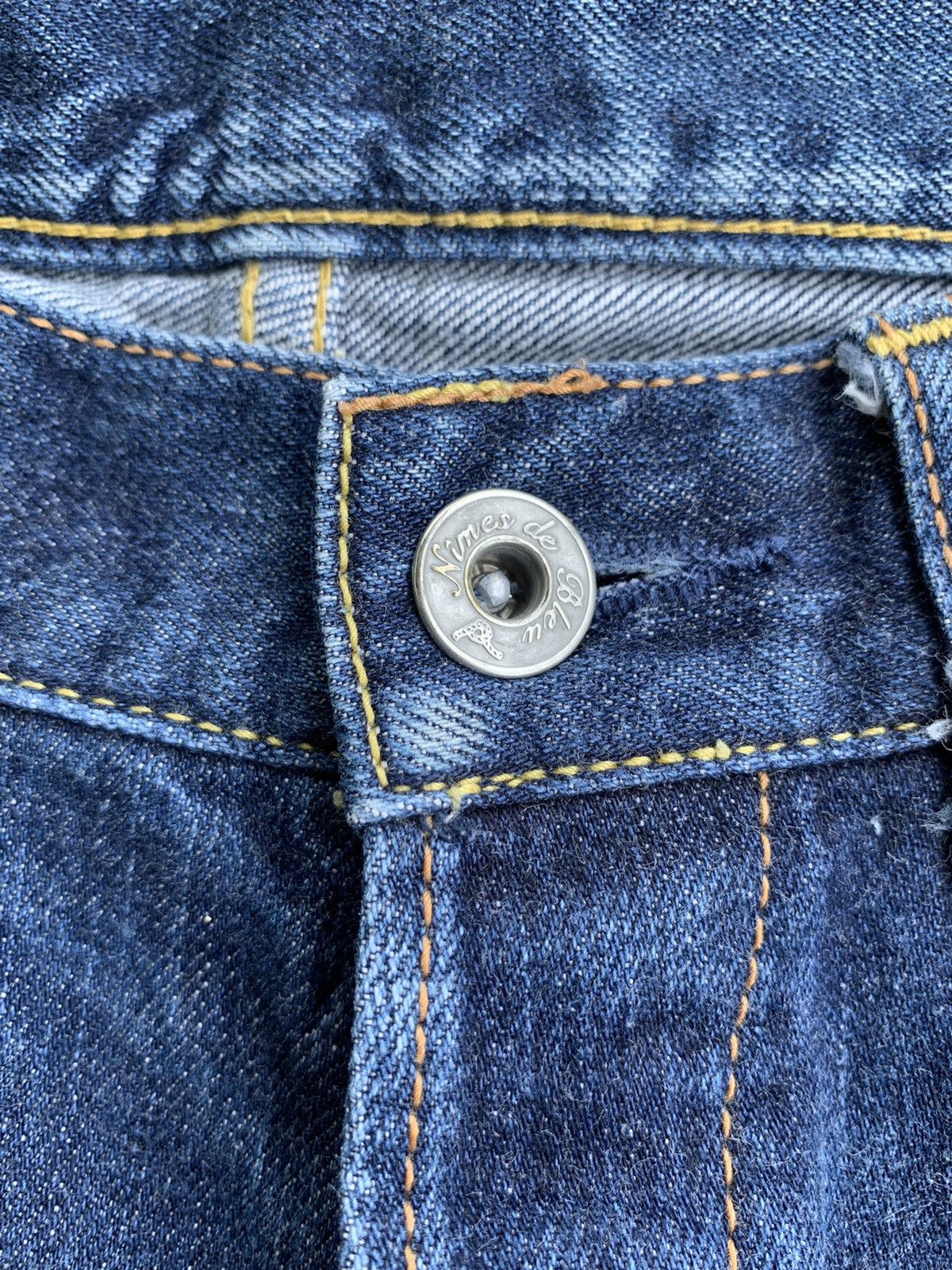 Japanese Brand Nimes De Bleu Selvedge denim Size US 29 - 10 Thumbnail