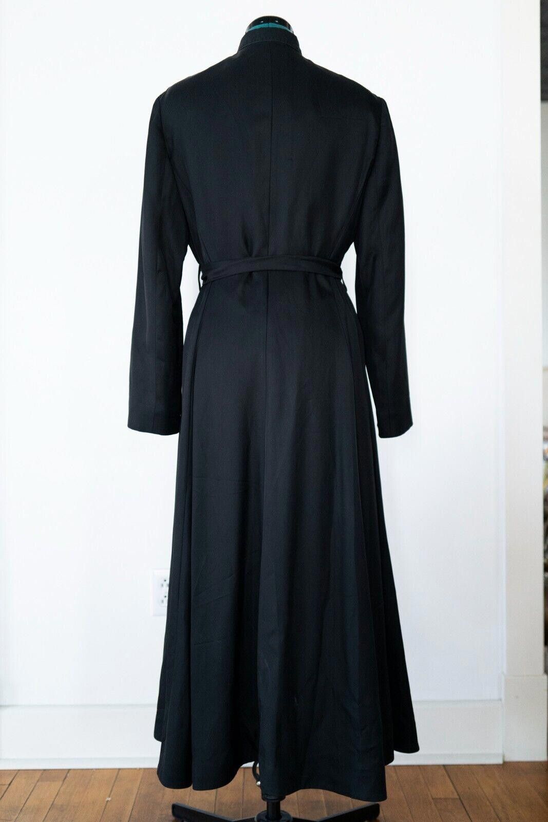The Row The Row Womens Black Overcoat sz. L Size L / US 10 / IT 46 - 3 Thumbnail