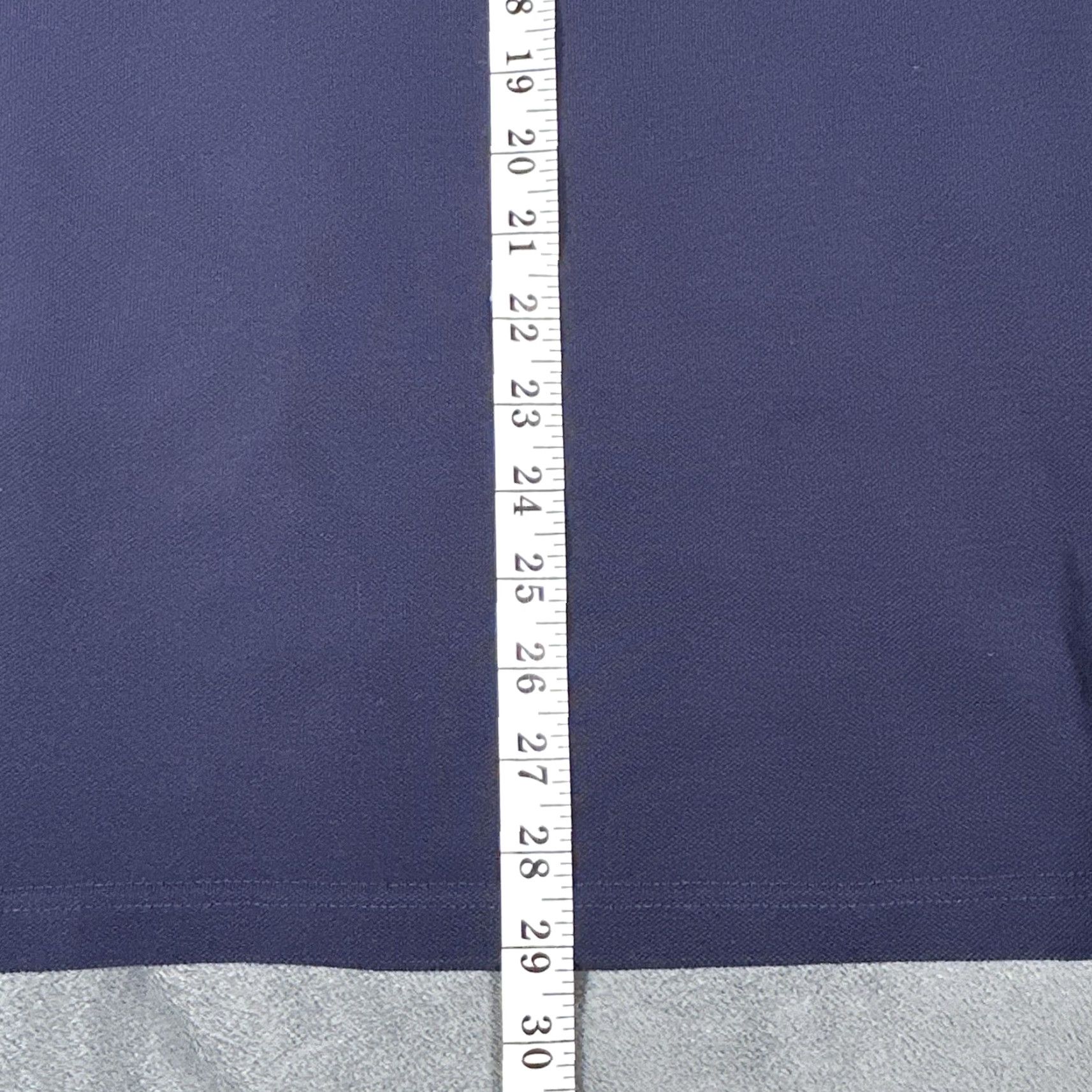 Vintage Criquet Mens Large Blue Golf Sweater Quarter Zip Mock Neck Organic Cotton Pocket Size US L / EU 52-54 / 3 - 7 Thumbnail