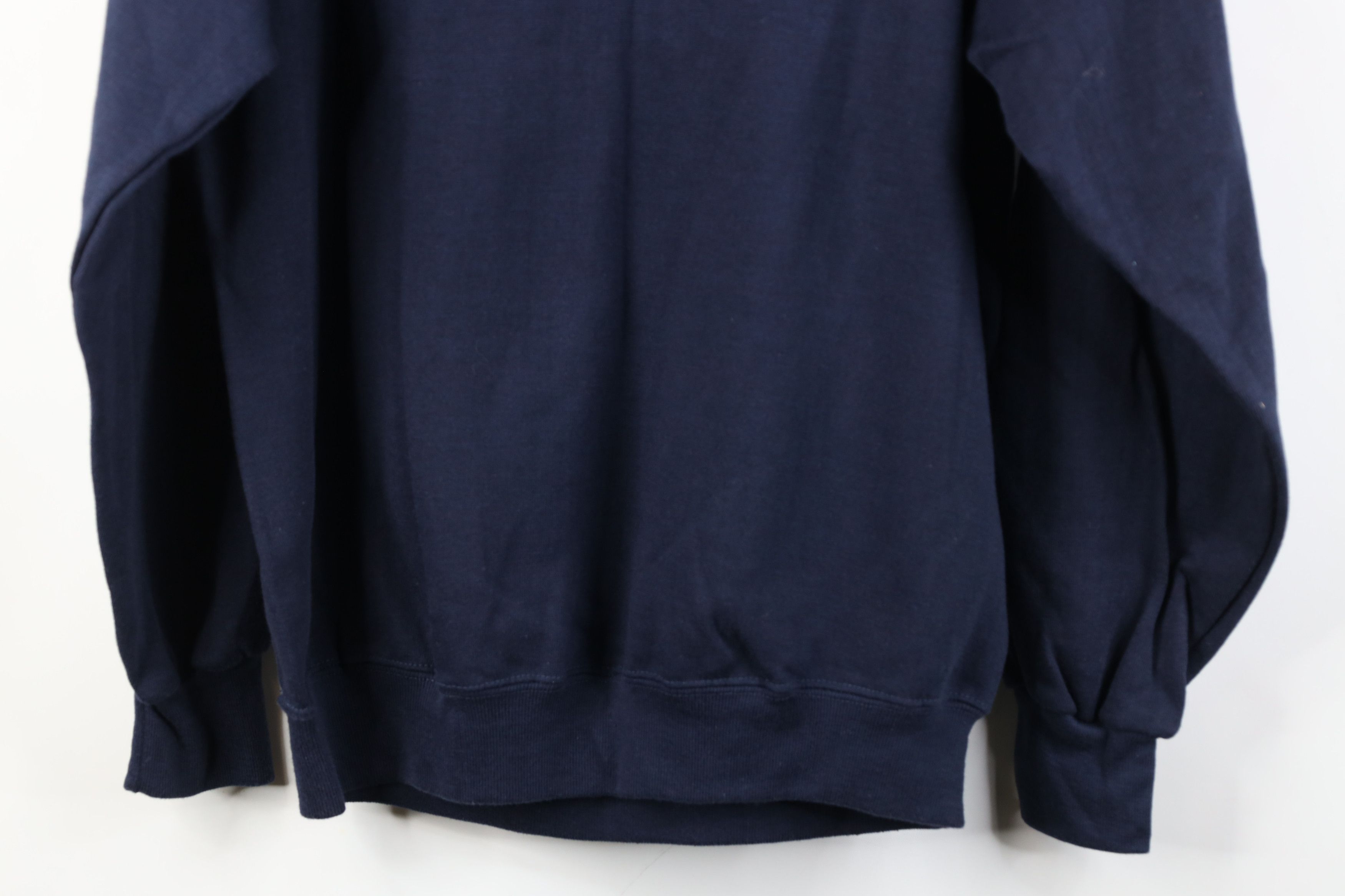 Vintage Vintage 70s Streetwear Crewneck Sweatshirt Navy Blue USA Size US L / EU 52-54 / 3 - 10 Thumbnail