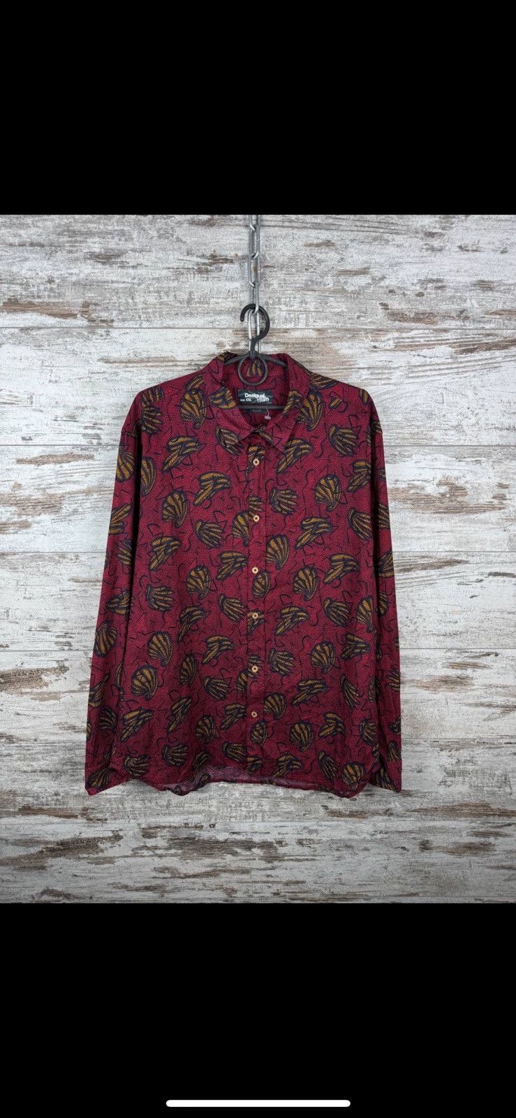Desigual × Vintage Mens Vintage Desigual Floral Shirt Button Up Size US XXL / EU 58 / 5 - 1 Thumbnail