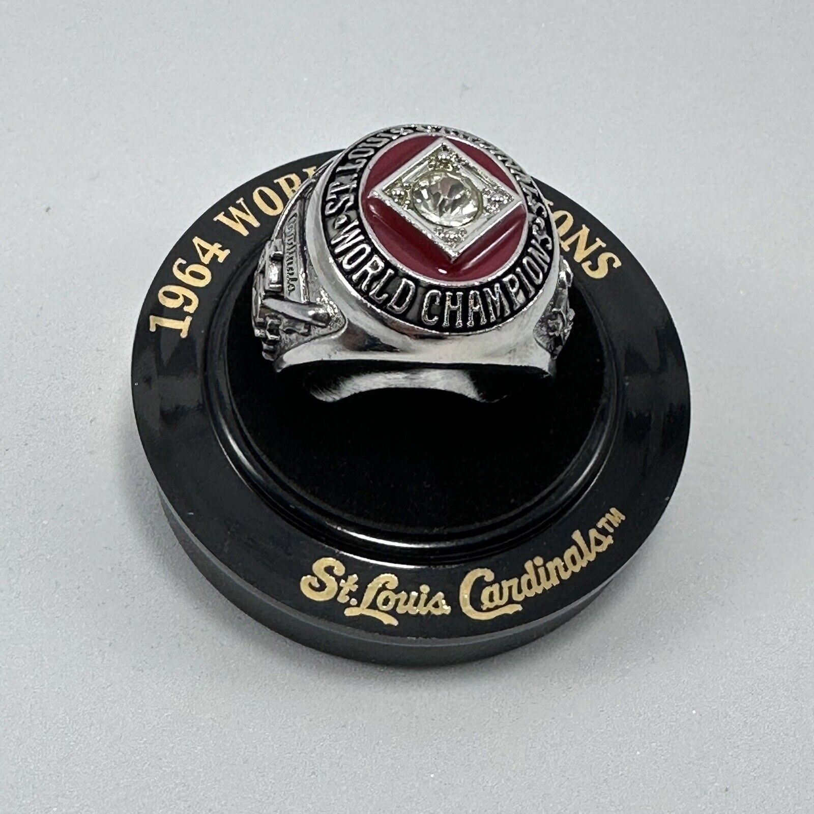 MLB St. Louis Cardinals Replica Ring 1964 World Champions MLB Size ONE SIZE - 10 Thumbnail