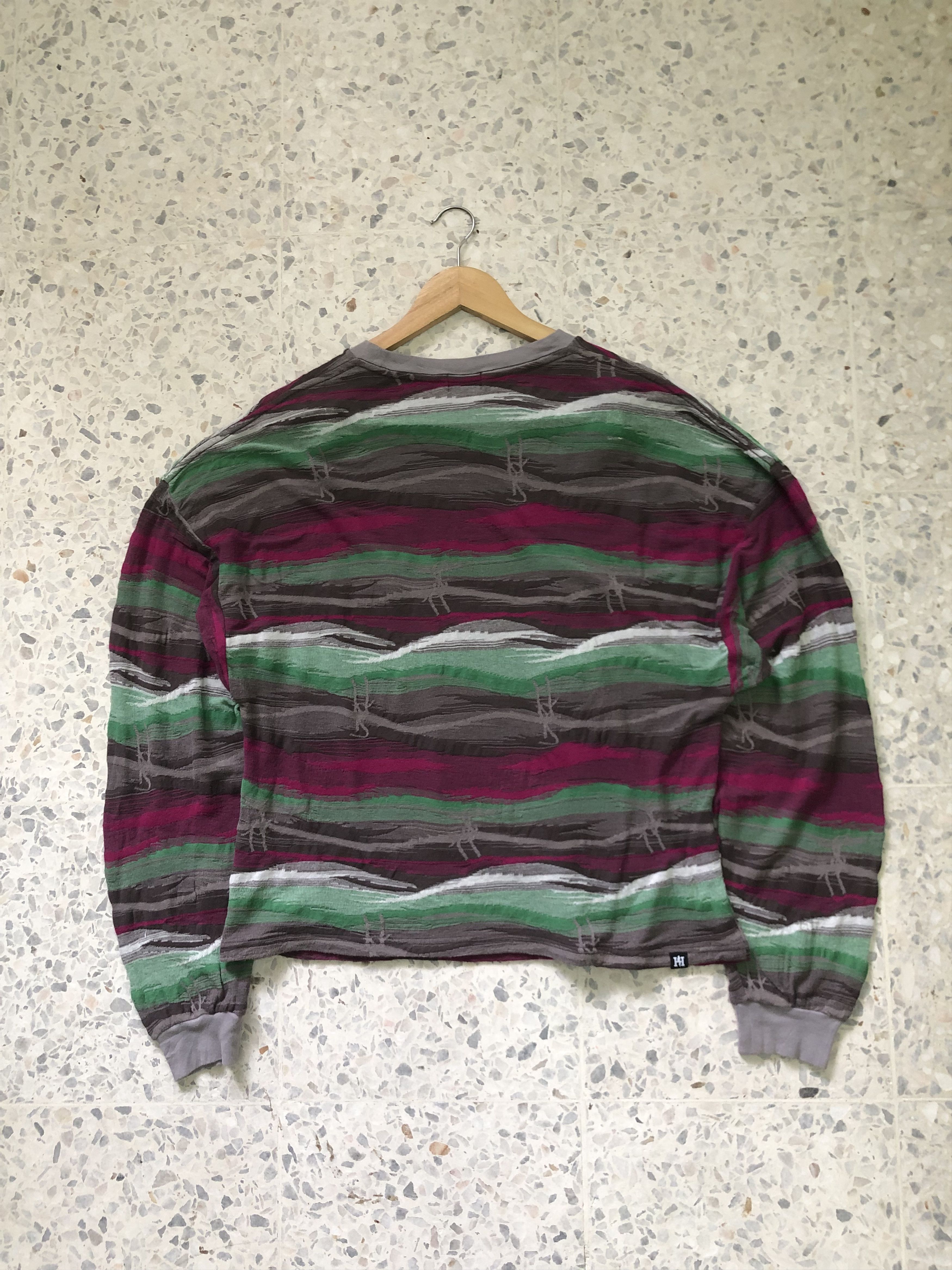 Hysteric Glamour On Fire🔥 Hysteric Glamour Knit Printed HYS Logo Sweater Size S / US 4 / IT 40 - 15 Thumbnail