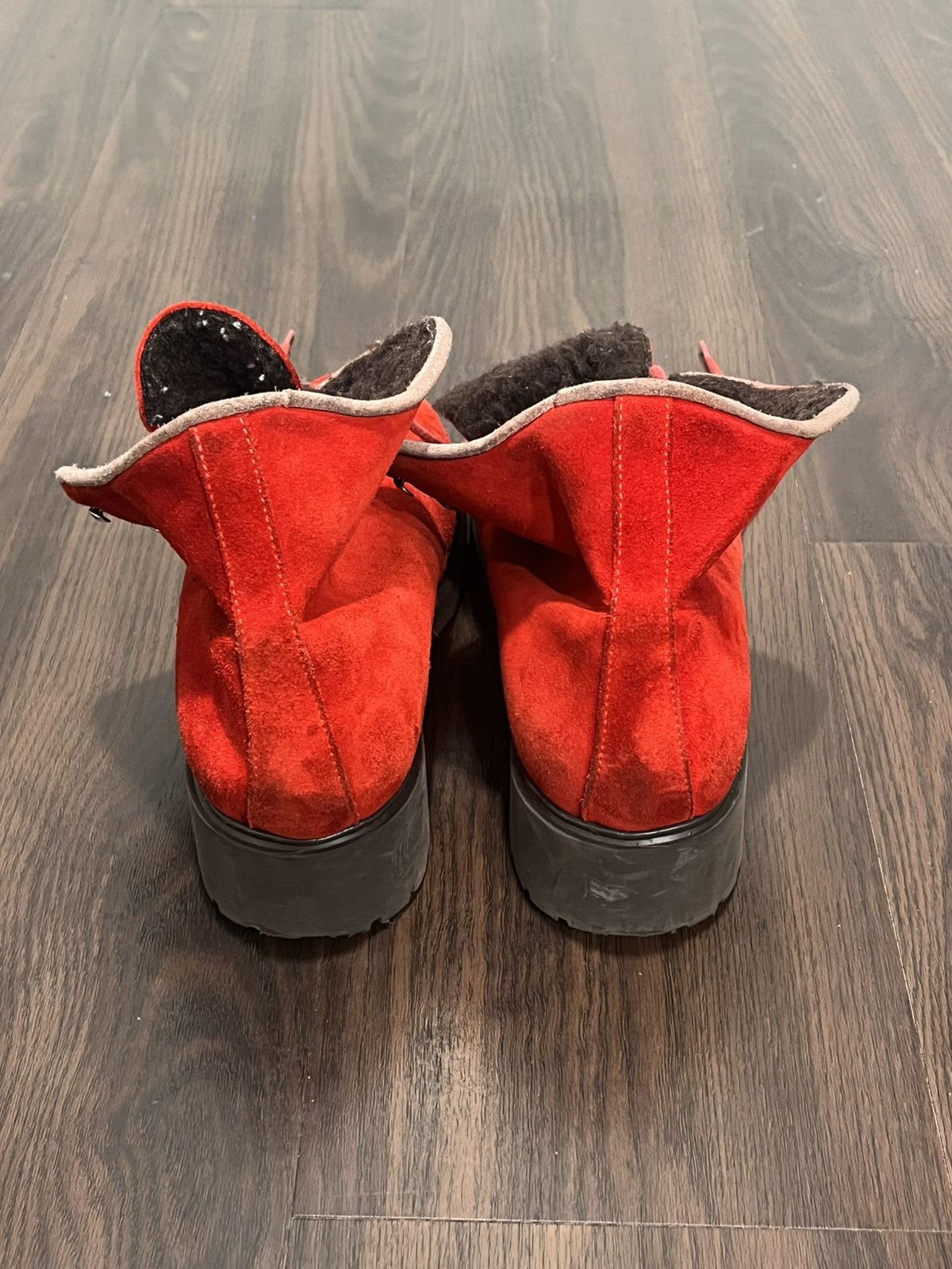 Other Red suede boots Size US 11 / IT 41 - 4 Thumbnail