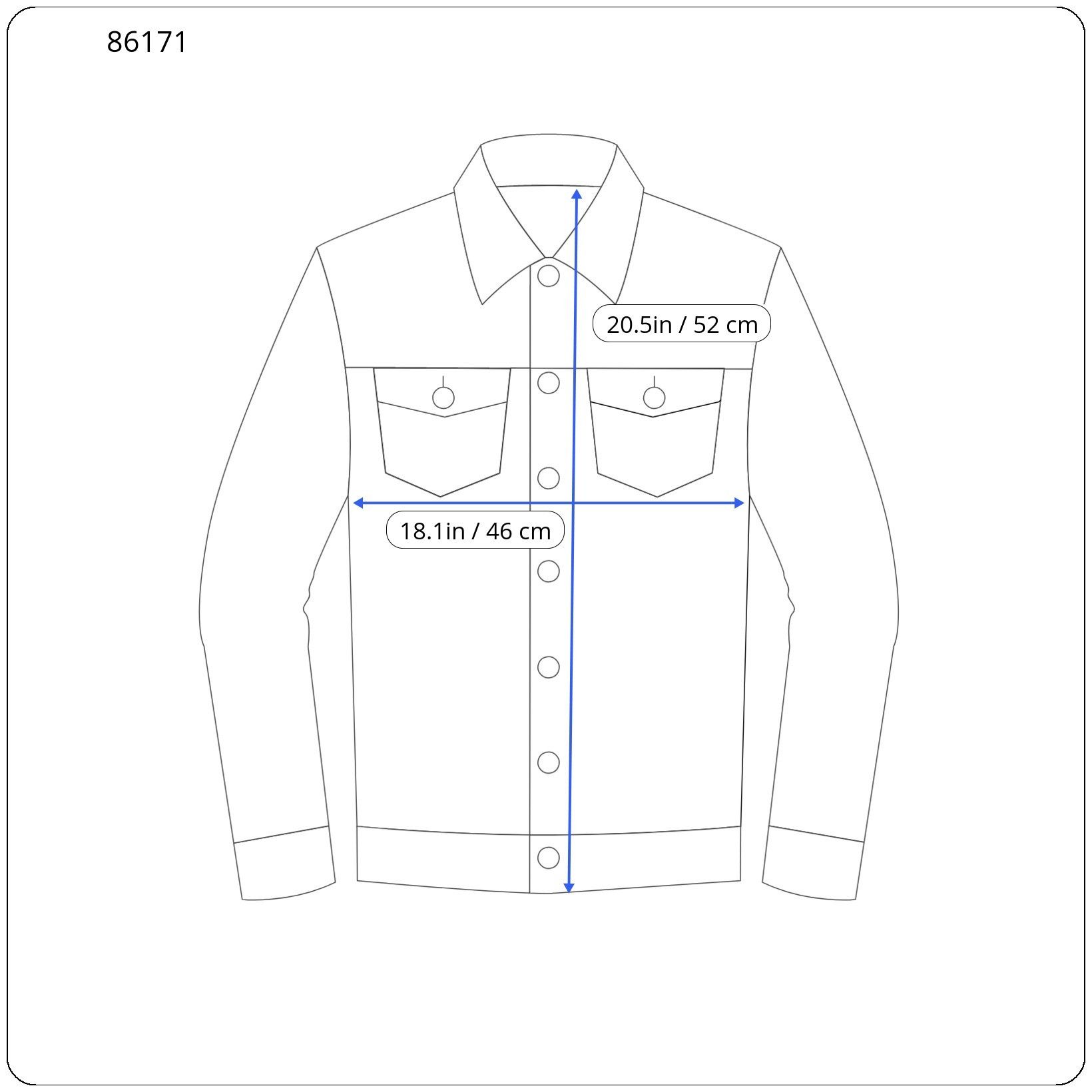 CROPPED RAGLAN TRUCKER M Jasper Tex Denim Blue 86171