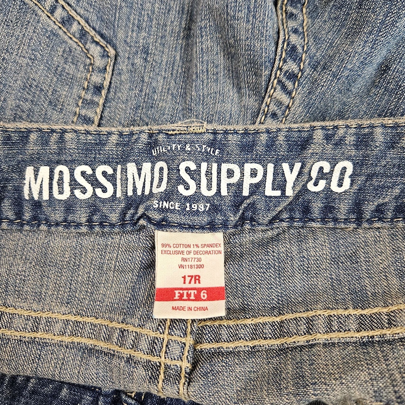 Mossimo Mossimo Womens Bootcut Jeans Sz 17R Blue Medium Wash Mid Rise Jeans Size 38" / US 16 / IT 52 - 7 Thumbnail