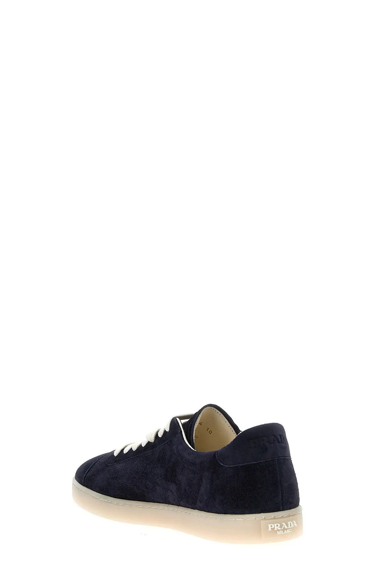 Prada o1la1rc1a0226 Triangle Logo Sneakers in Blue Size US 10 / EU 43 - 3 Thumbnail