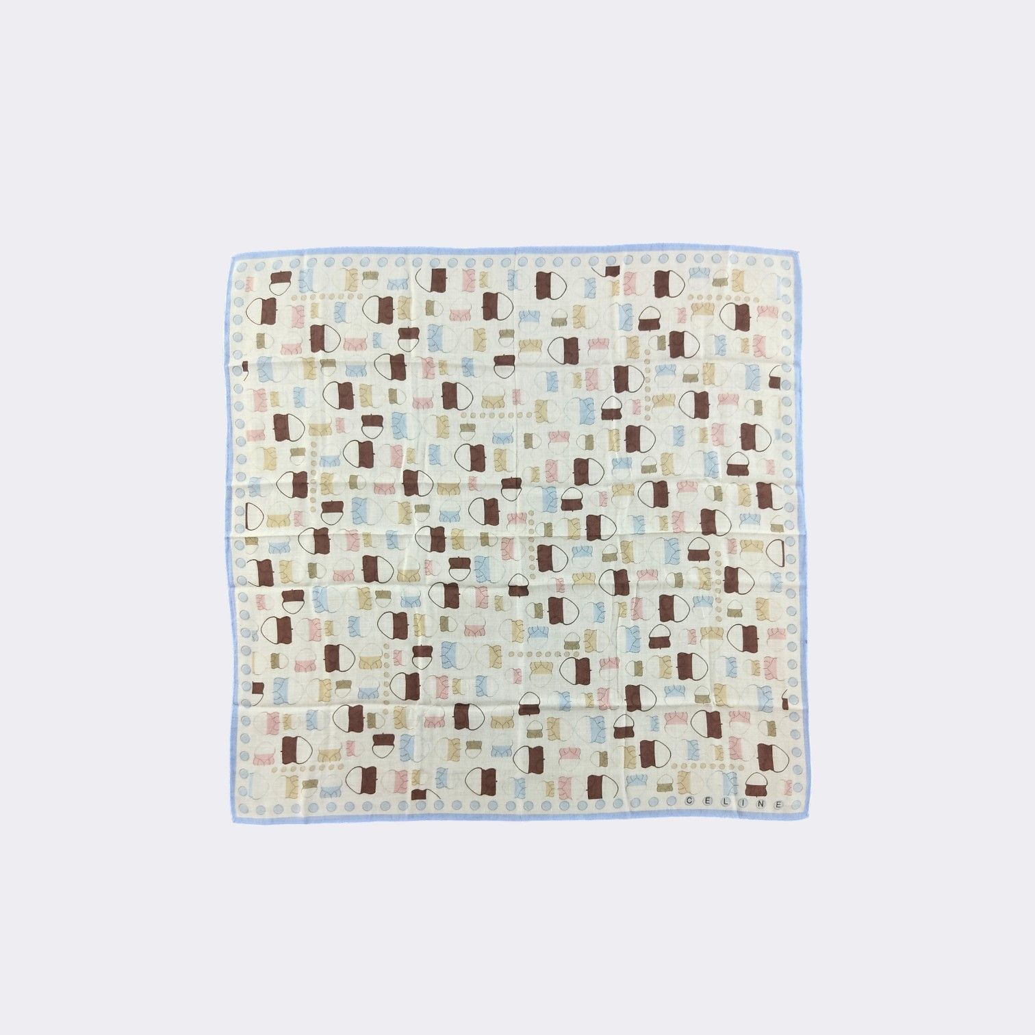 Celine Vintage Celine Handkerchief Neckerchief Bandana H106D Size ONE SIZE - 1 Thumbnail