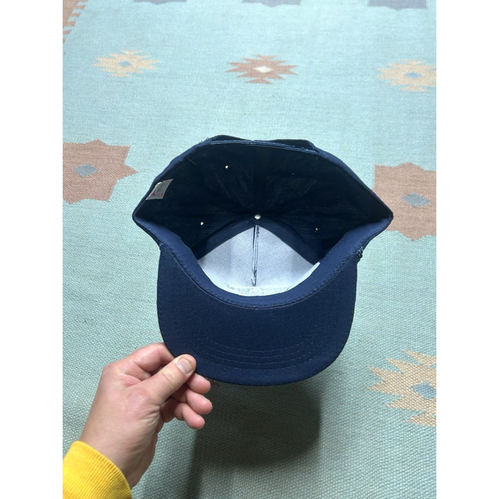 Vintage VINTAGE SnapBack hat cap Pratt Builders Michigan construction navy blue Size ONE SIZE - 5 Thumbnail