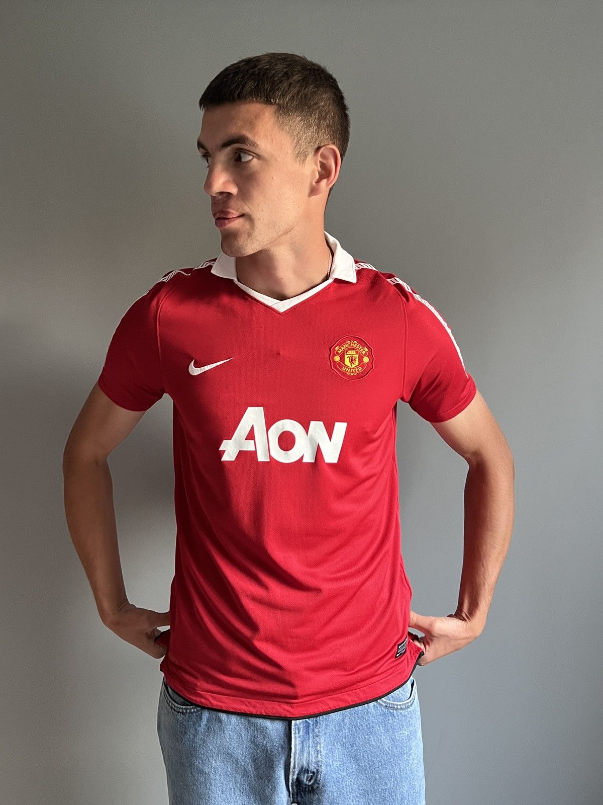 Nike Nike Manchester United 10-11 Home Soccer Jersey Size US S / EU 44-46 / 1 - 5 Thumbnail