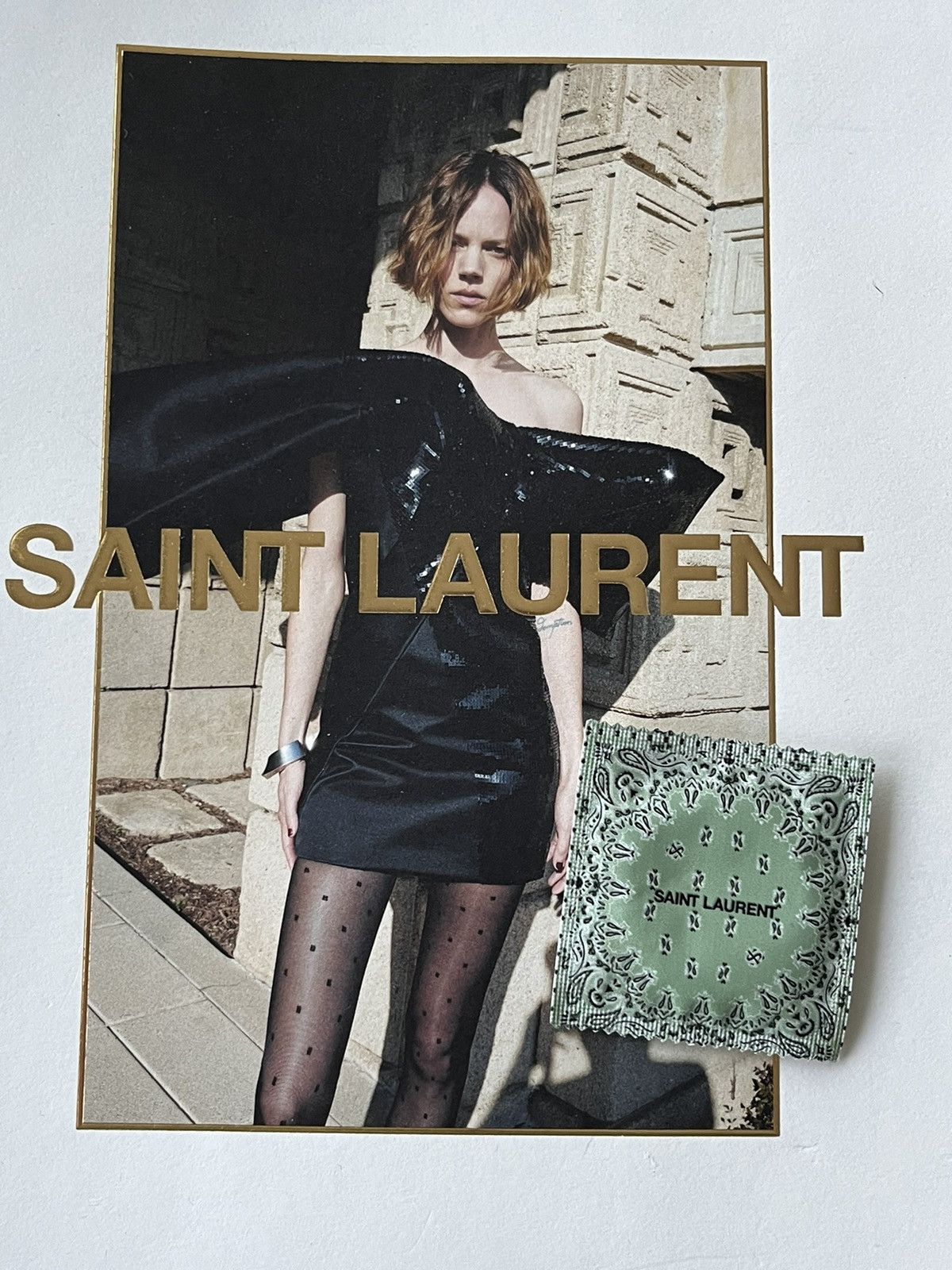 Hedi Slimane × Saint Laurent Paris × Yves Saint Laurent Super Rare