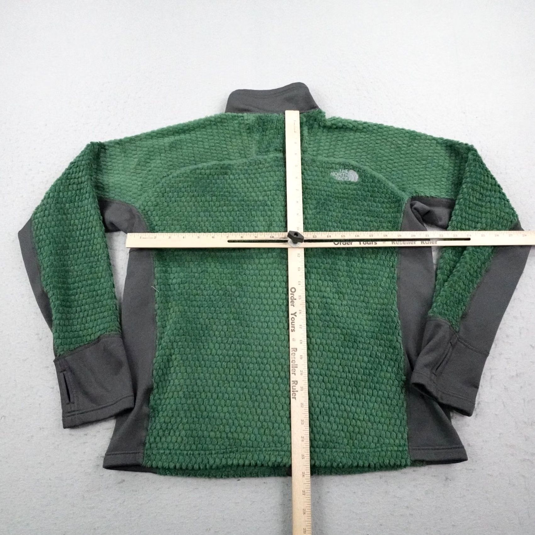 The North Face North Face Jacket Mens Large Green Gray Alpedge Polartec High Loft Pile Fleece Size US L / EU 52-54 / 3 - 6 Thumbnail