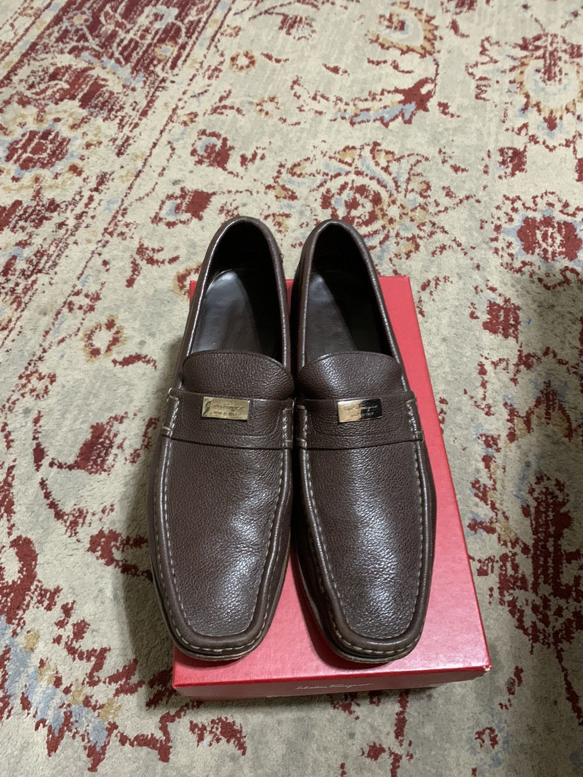 Salvatore Ferragamo Sardegna Loafers Size US 10 / EU 43 - 14 Thumbnail