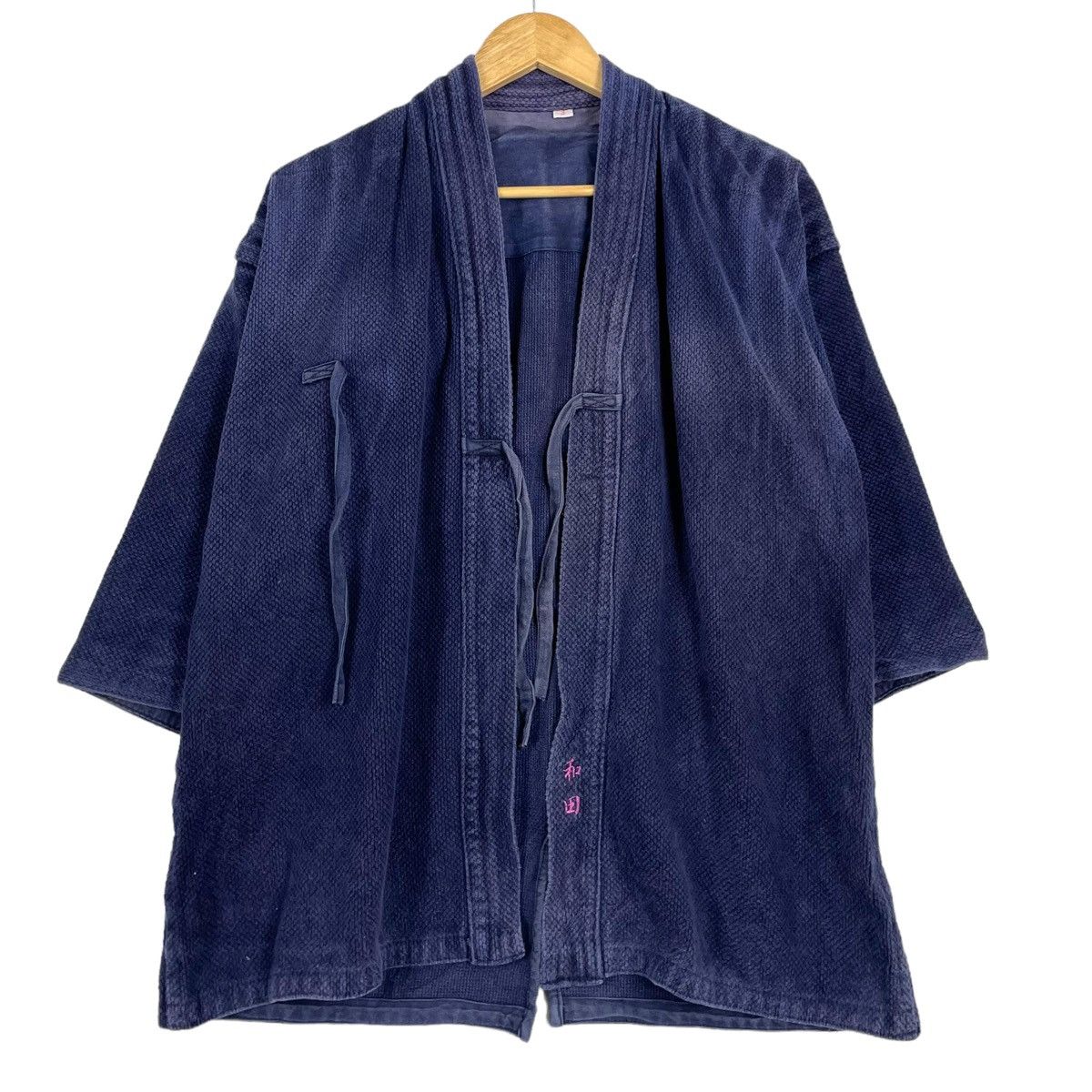 Blue Blue Japan × Japanese Brand × Kapital 💥INDIGO DYED JAPAN BLUE SHORT KIMONO Size US L / EU 52-54 / 3 - 1 Thumbnail