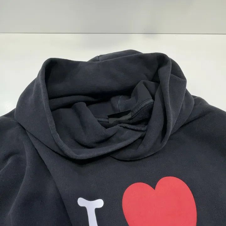 Balenciaga Balenciaga I Love Paris Graphic Hoodie 0079-2507 Size US S / EU 44-46 / 1 - 5 Thumbnail