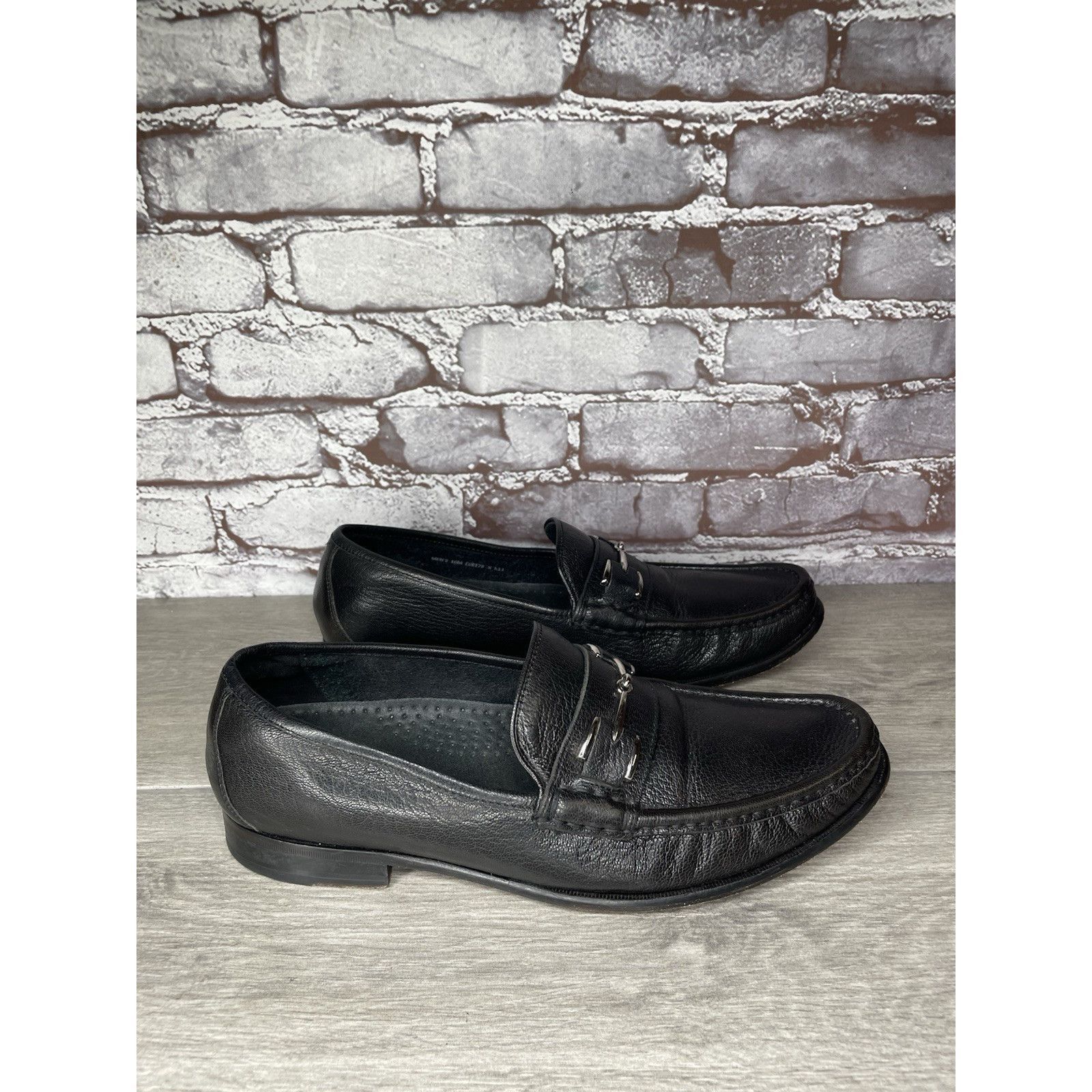 Cole Haan COLE HAAN Black Leather Air Horsebit Classic Loafers Dress M Size US 10 / EU 43 - 21 Thumbnail