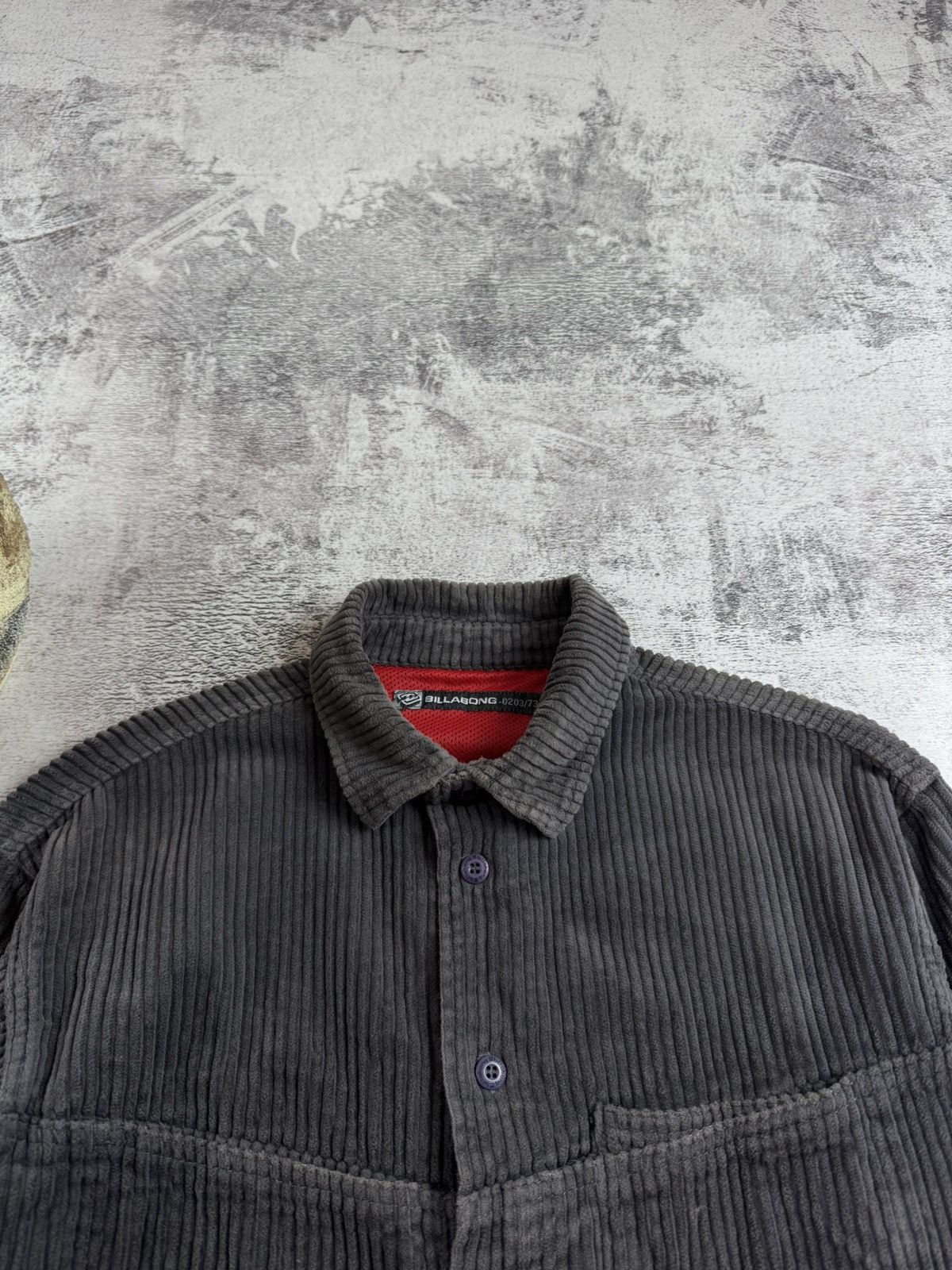 Billabong Billabong Corduroy Velvet Velour Overshirt Button Pullover Size US S / EU 44-46 / 1 - 6 Thumbnail