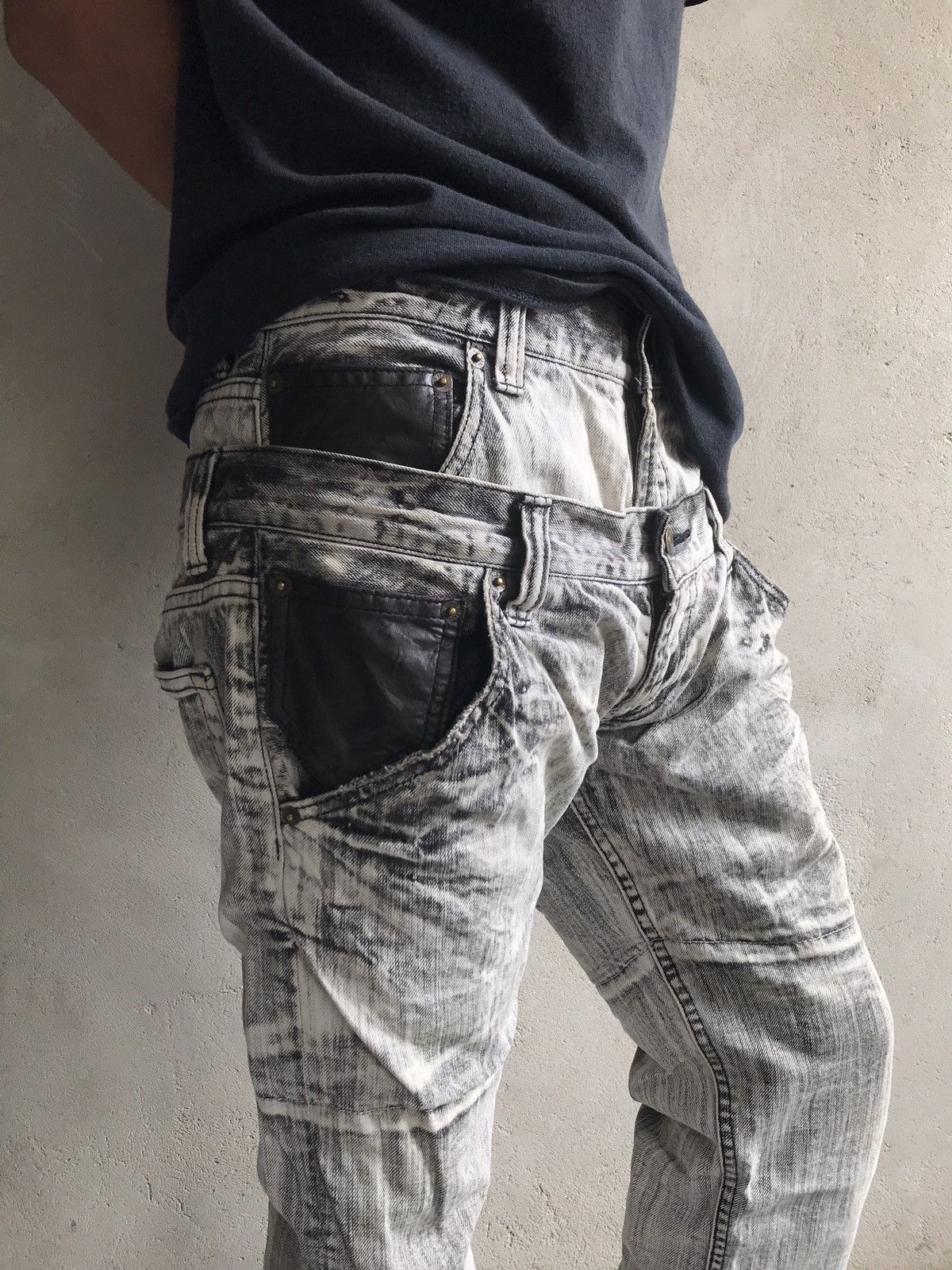 Japanese Brand × PPFM × semanticdesign Double waist jeans Size US 32 / EU 48 - 10 Thumbnail