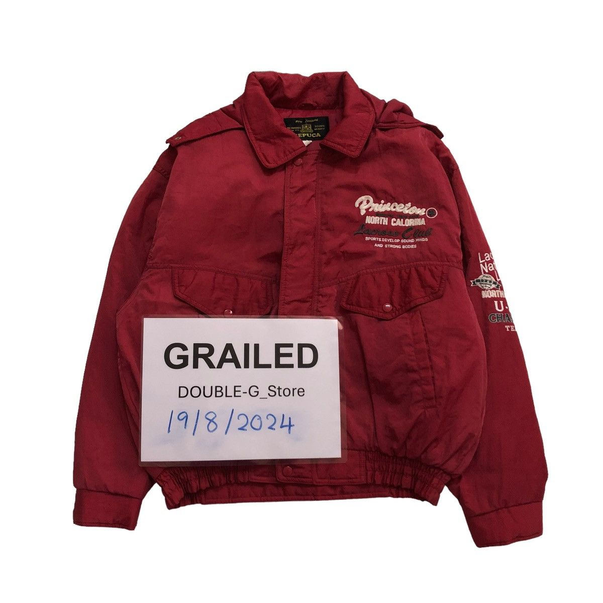 Japanese Brand 📌VINTAGE BOMBER JACKET FLY NEPUCA JAPAN MADE Size US M / EU 48-50 / 2 - 1 Thumbnail