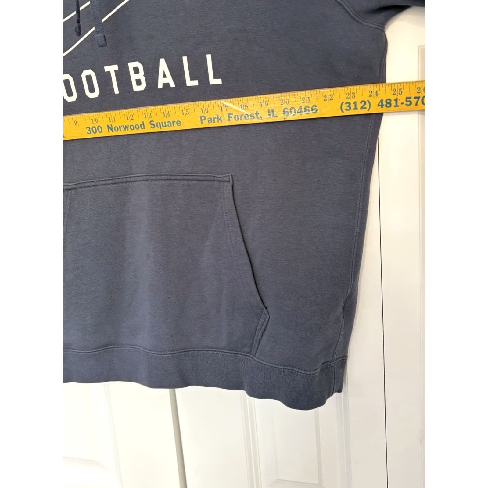 Nike Mens Nike Dri-Fit Football Hoodie L Blue Logo Hoodie Pockets Sports Mens Size US L / EU 52-54 / 3 - 3 Thumbnail