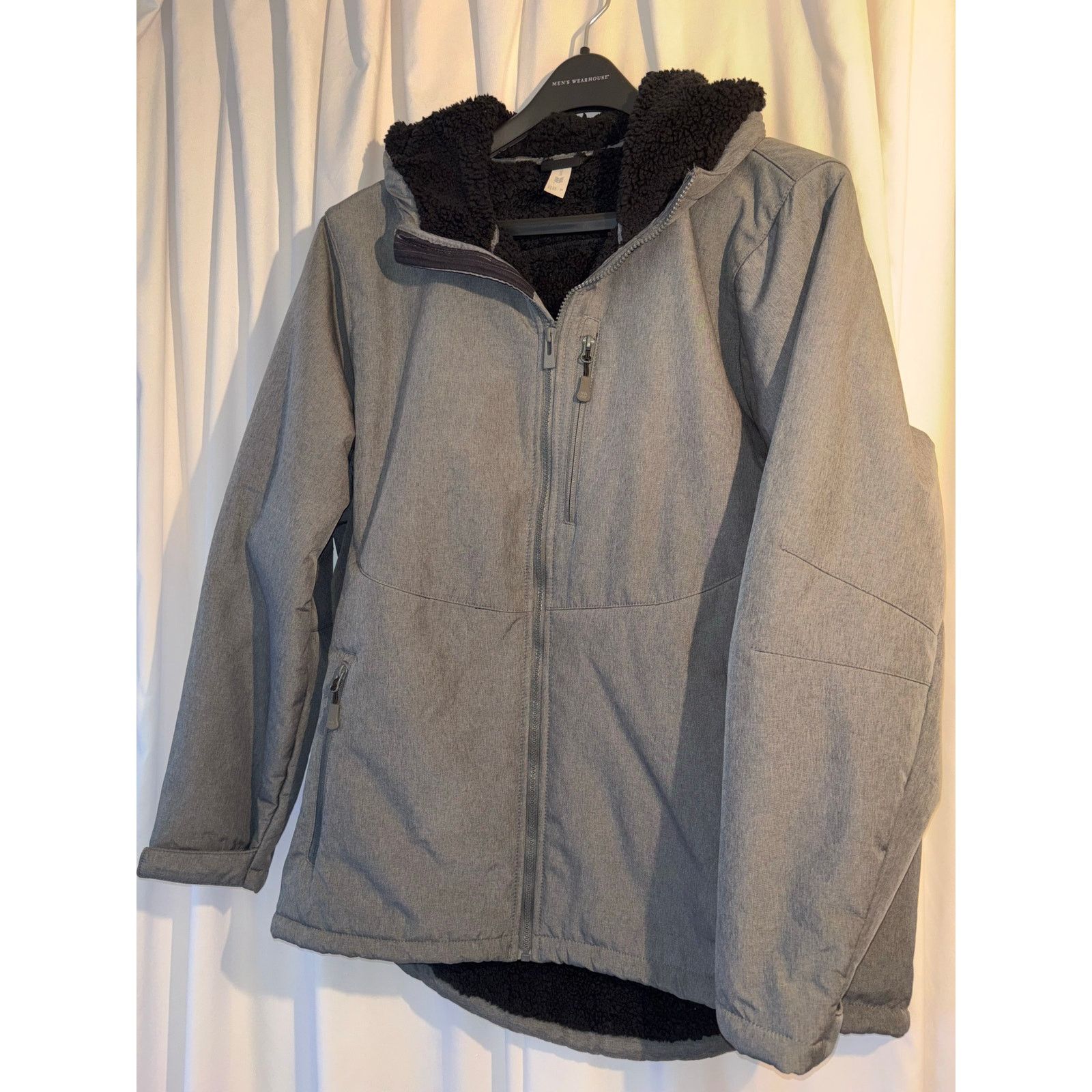 The Unbranded Brand All In Motion Gray Hooded Jacket Extra Large Size US XL / EU 56 / 4 - 9 Thumbnail