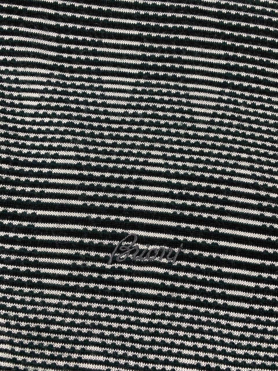 Brioni Vintage Brioni Knit Polo Long Sleeve Sweater Wool Silk Men Size US XL / EU 56 / 4 - 2 Thumbnail