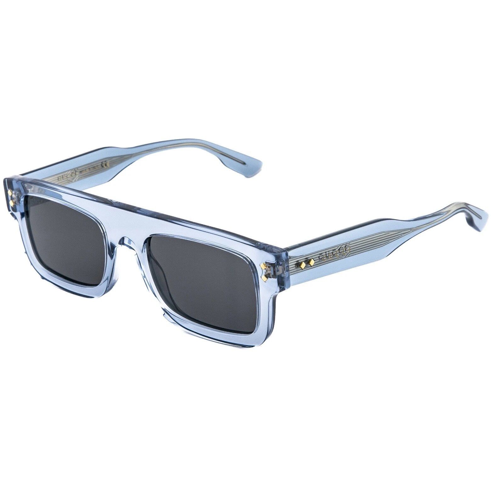 Gucci GUCCI Gg1085S 1085 Crystal Blue Diamond Unisex Chunky 004 Size ONE SIZE - 4 Thumbnail