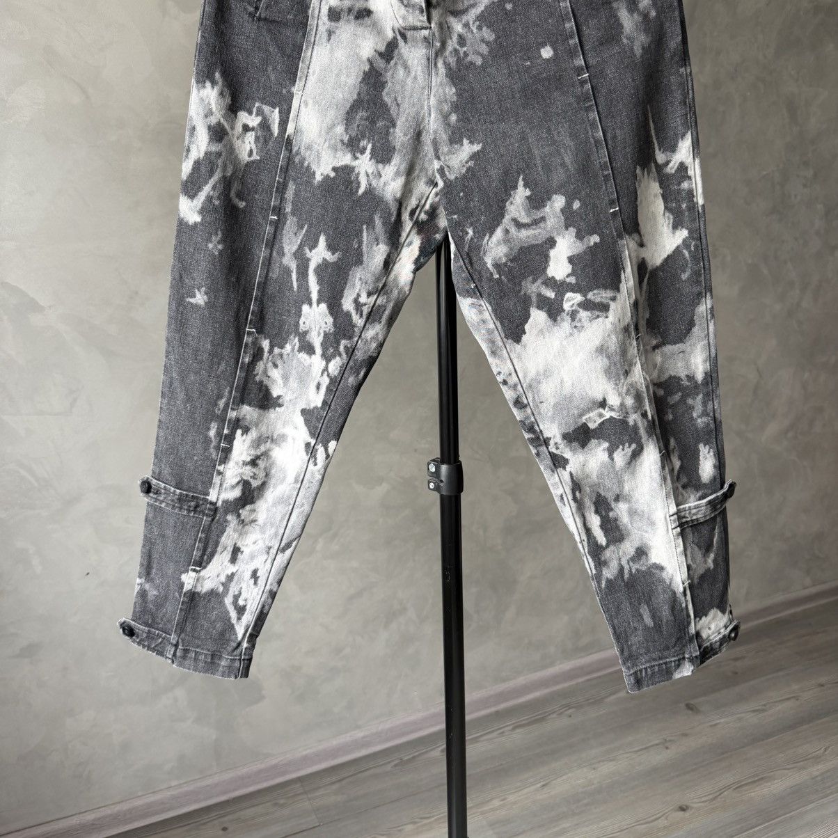 Masnada Masnada Womens Gray Tie Dye Pants Size 28" / US 6 / IT 42 - 3 Thumbnail