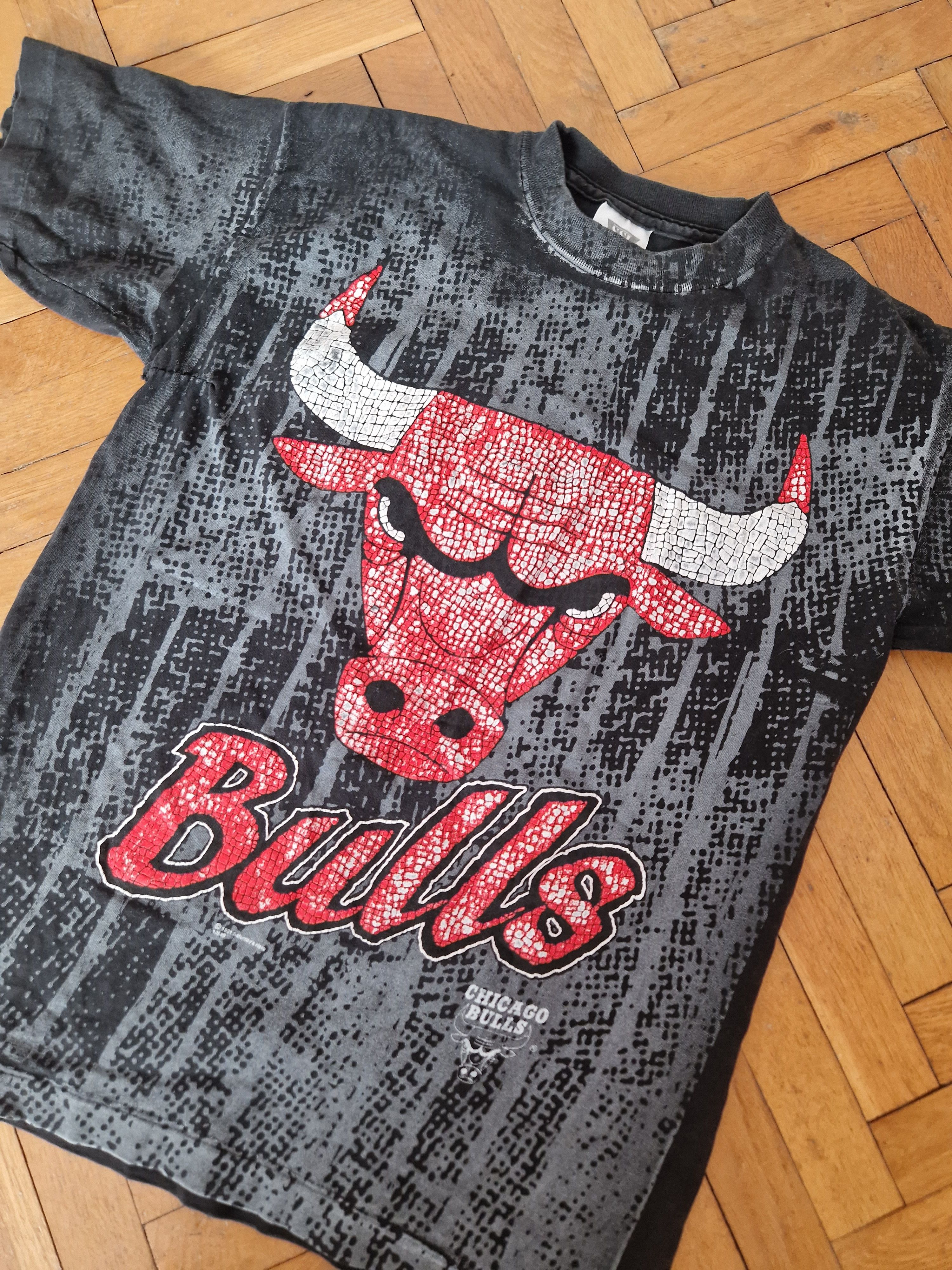 NBA × Vintage Chicago Bulls vintage made in USA single stitch 90s 1991 tee Size US M / EU 48-50 / 2 - 2 Thumbnail