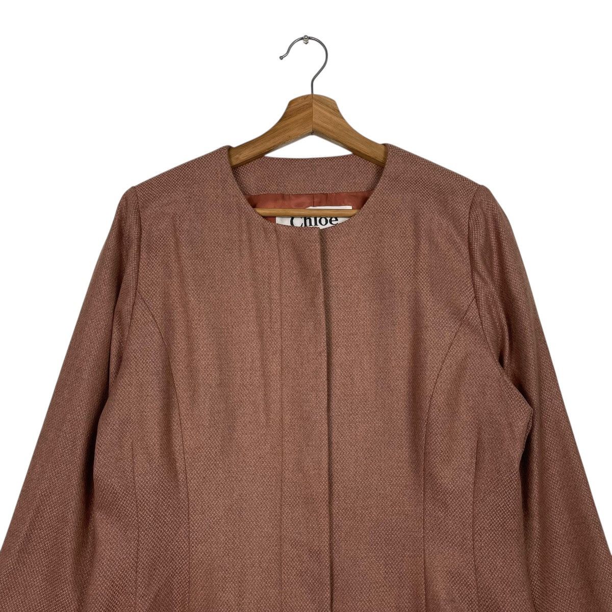 Chloe Chloe Wool Women Jacket Size M / US 6-8 / IT 42-44 - 2 Thumbnail
