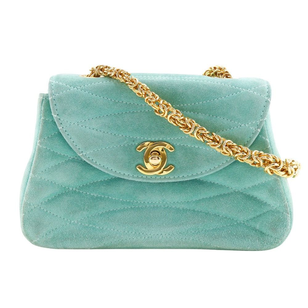 Chanel Chanel Chanel Suede Handbag Suede Handbag DUTY FREE for USA Size ONE SIZE - 1 Thumbnail