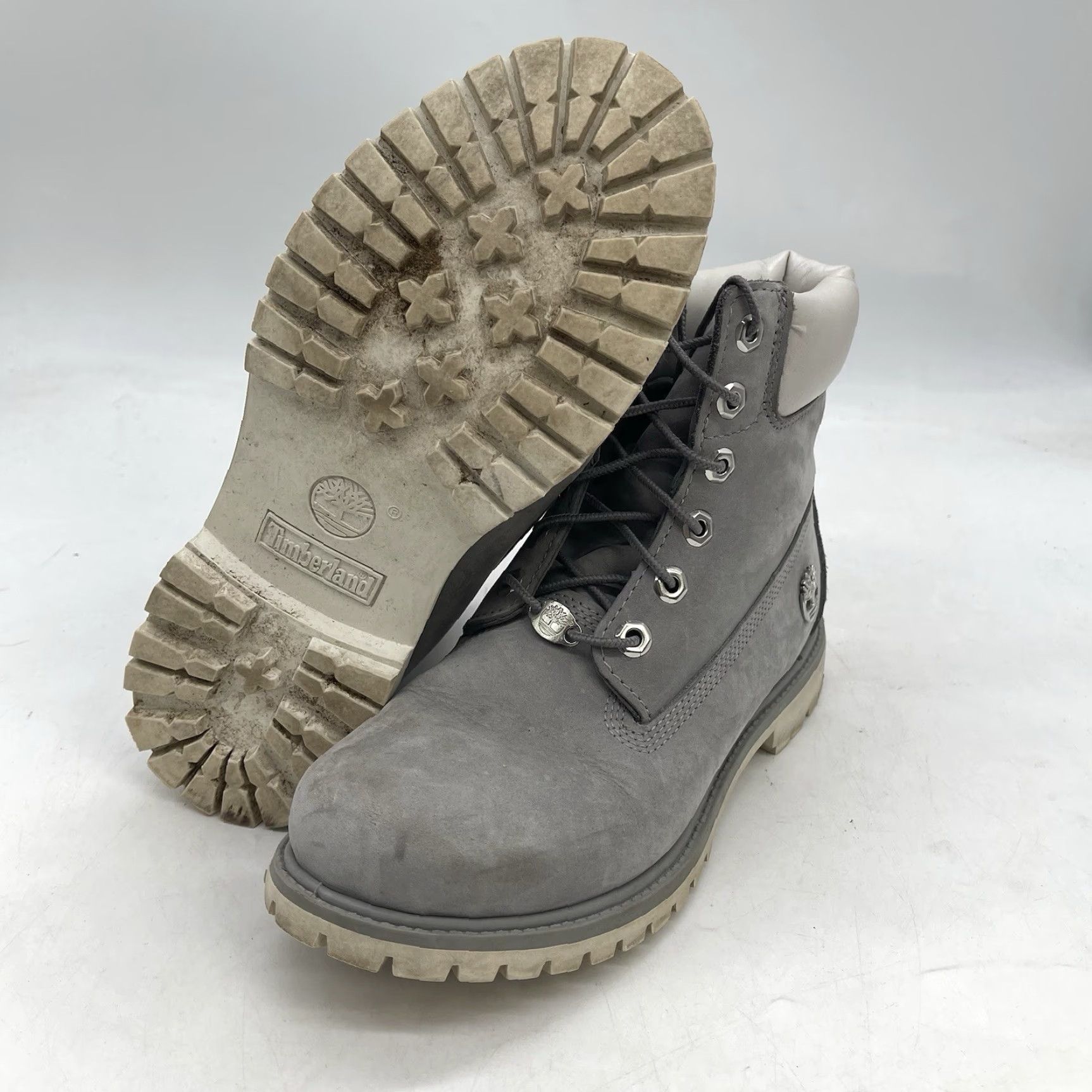 VINTAGE Timberland Boots Women's Ankle Waterproof Nubuck Suede