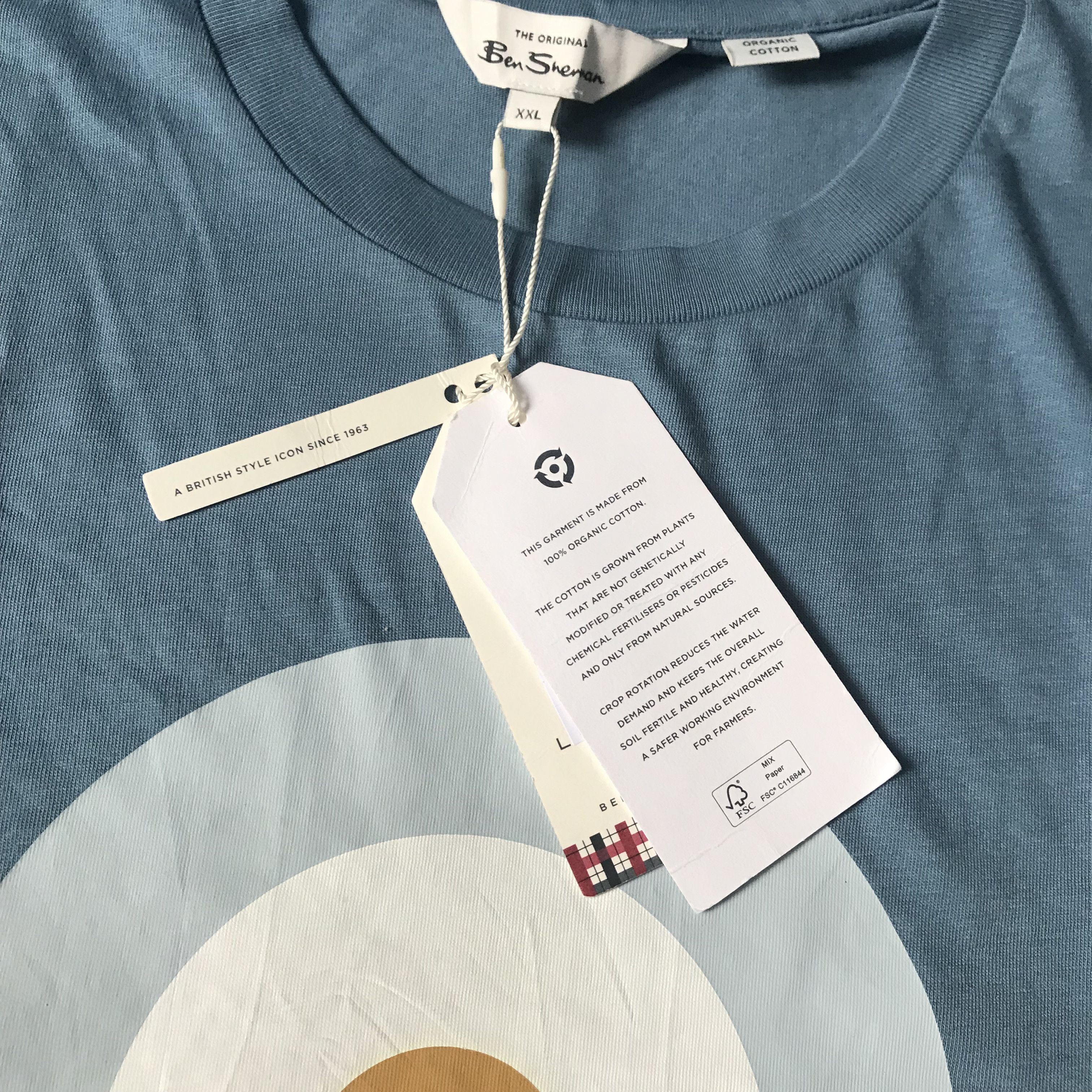 Ben Sherman × Hysteric Glamour Ben Sherman mods Target Blue Shadow T-Shirt new XXL Size US XXL / EU 58 / 5 - 6 Thumbnail