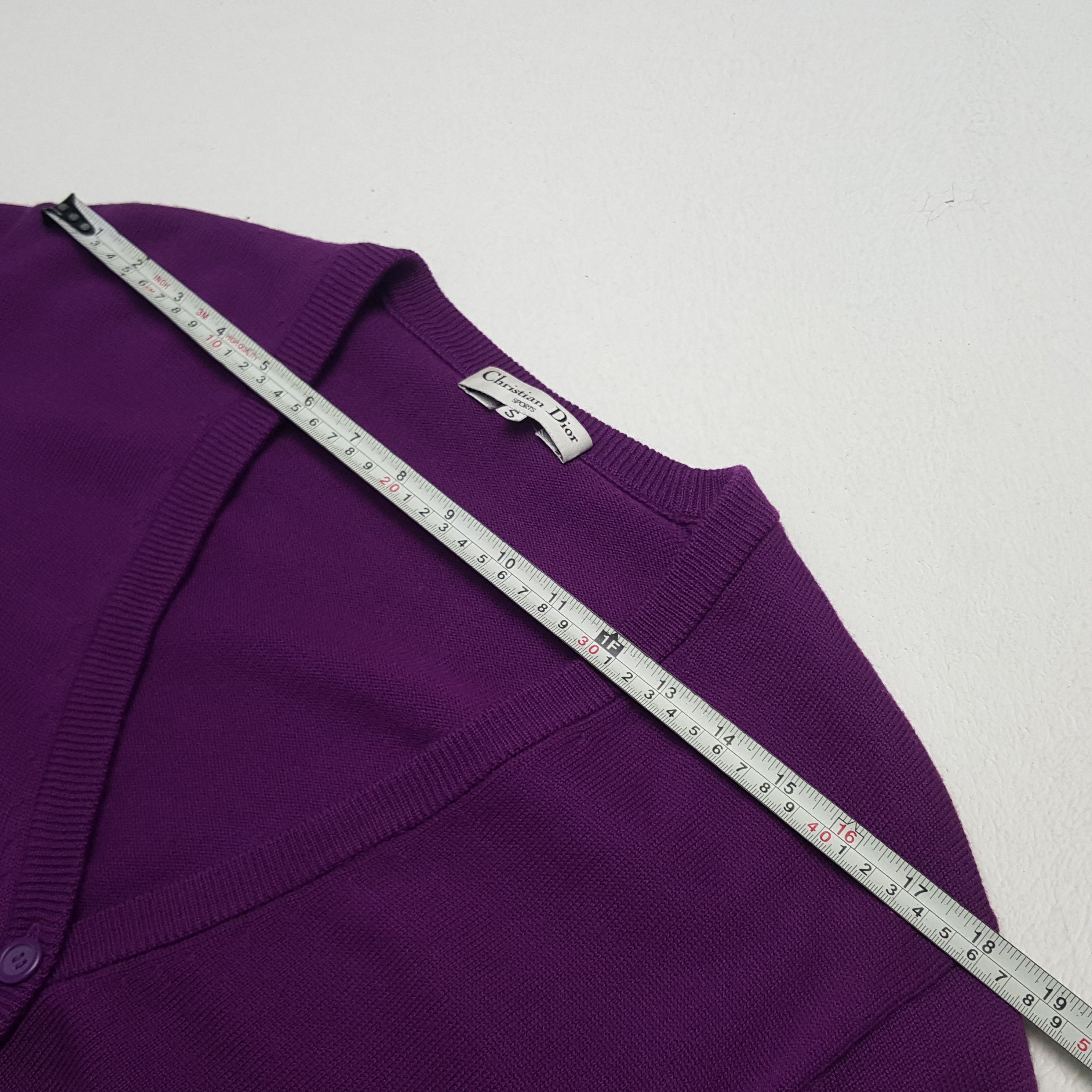 Christian Dior Monsieur Vintage Christian Dior Sports Cardigan Sweater Size S / US 4 / IT 40 - 10 Thumbnail