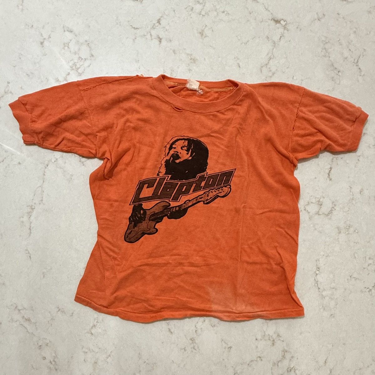 Vintage Eric Clapton Very Rare Vintage T - Shirt -Woman’s Small Size US XXS / EU 40 - 1 Thumbnail