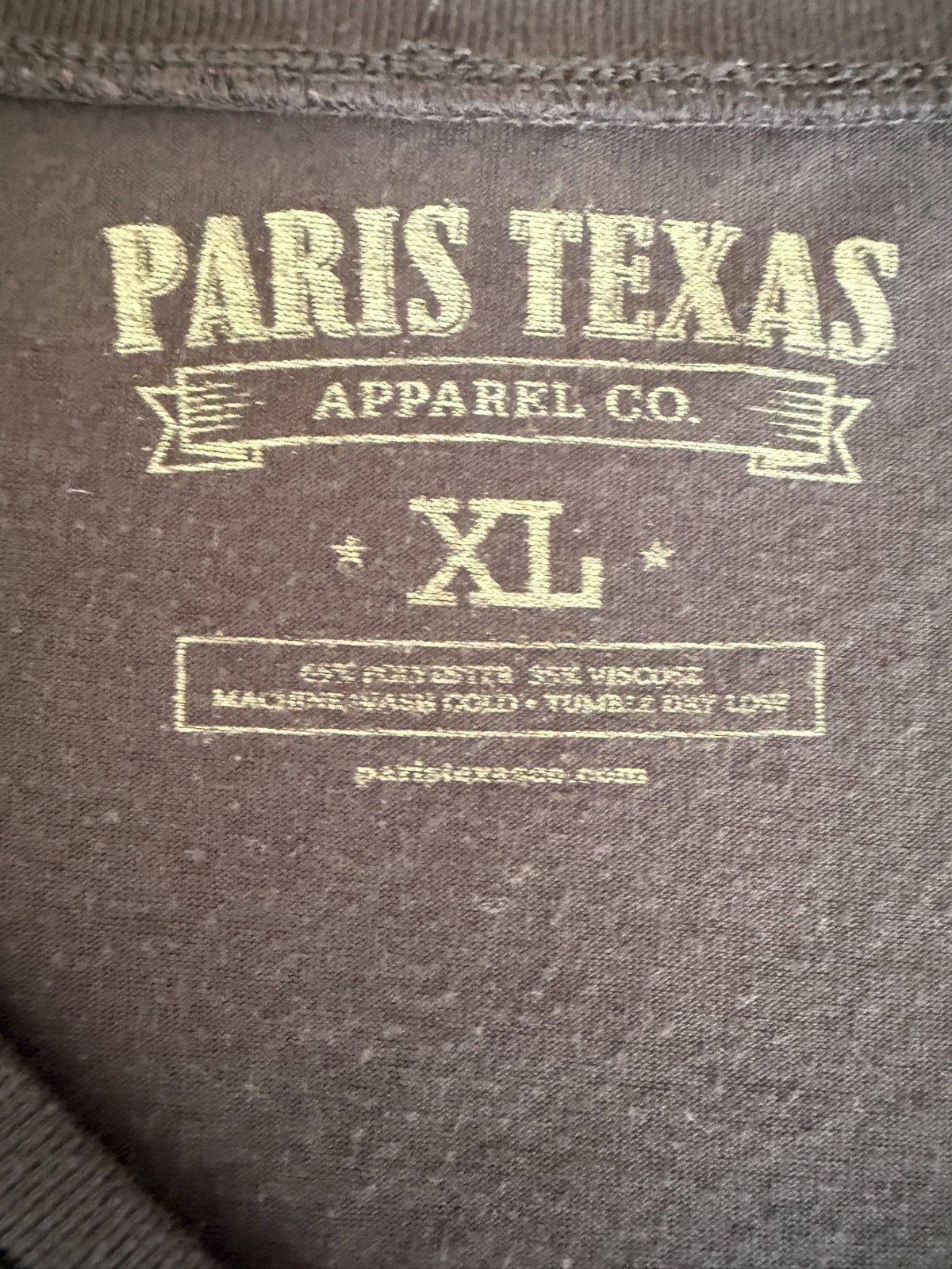 The Unbranded Brand Paris Texas Apparel Women's XL Graphic Tee Deep In The Hear Size XL / US 12-14 / IT 48-50 - 6 Thumbnail
