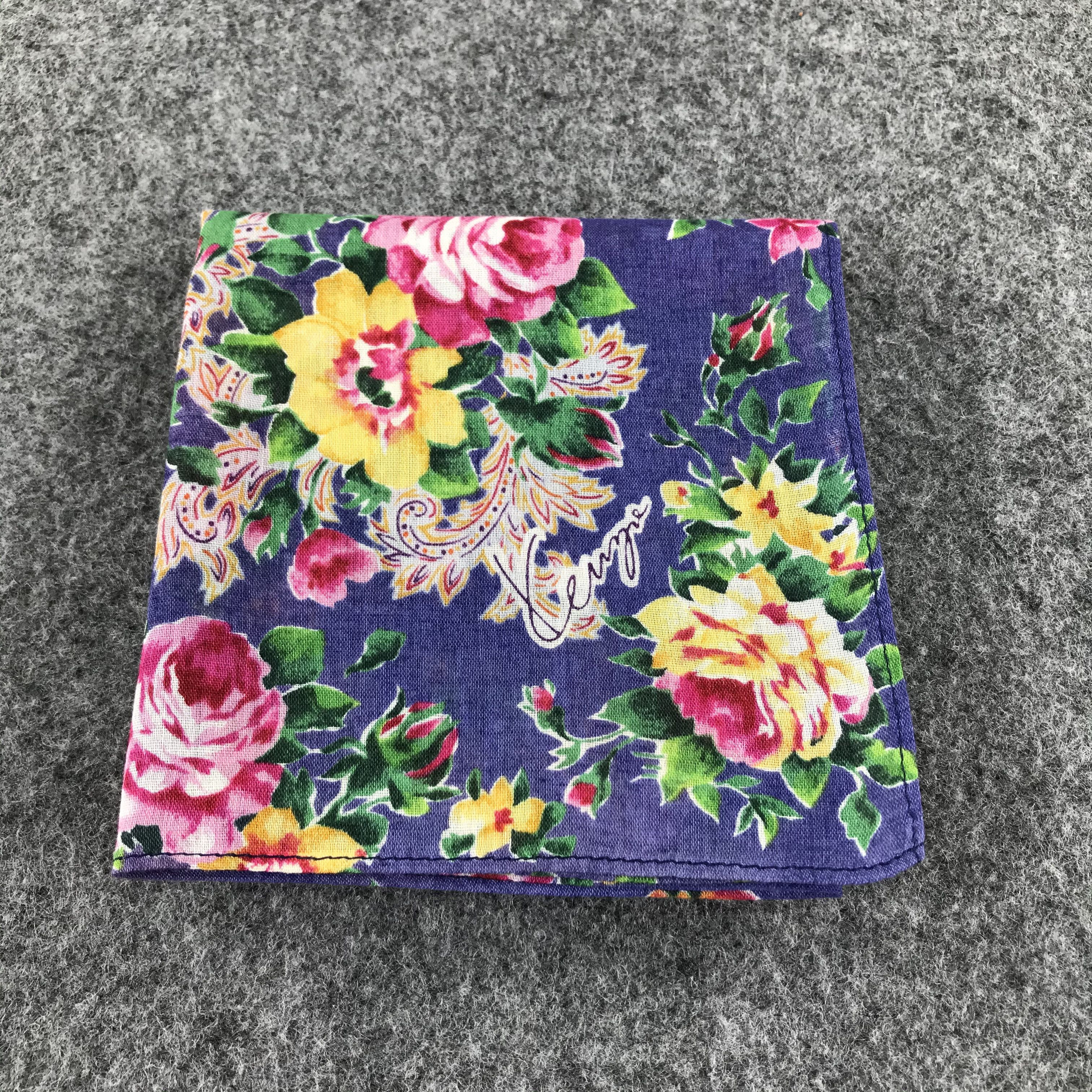 Kenzo Kenzo Floral Handkerchief Neckerchief Bandana H193 Size ONE SIZE - 6 Thumbnail